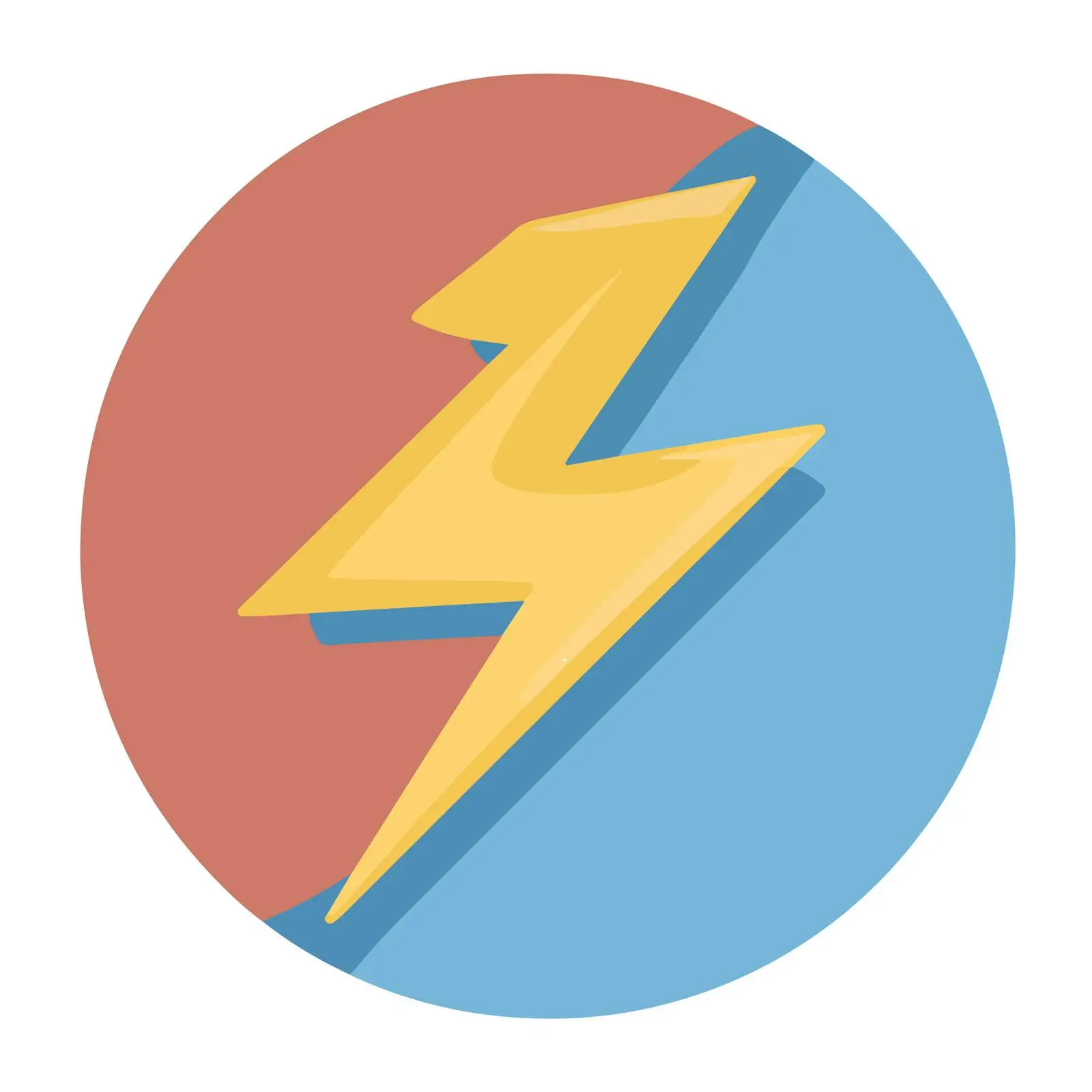 Electric Bolt Icon Design — free download from Dotvec