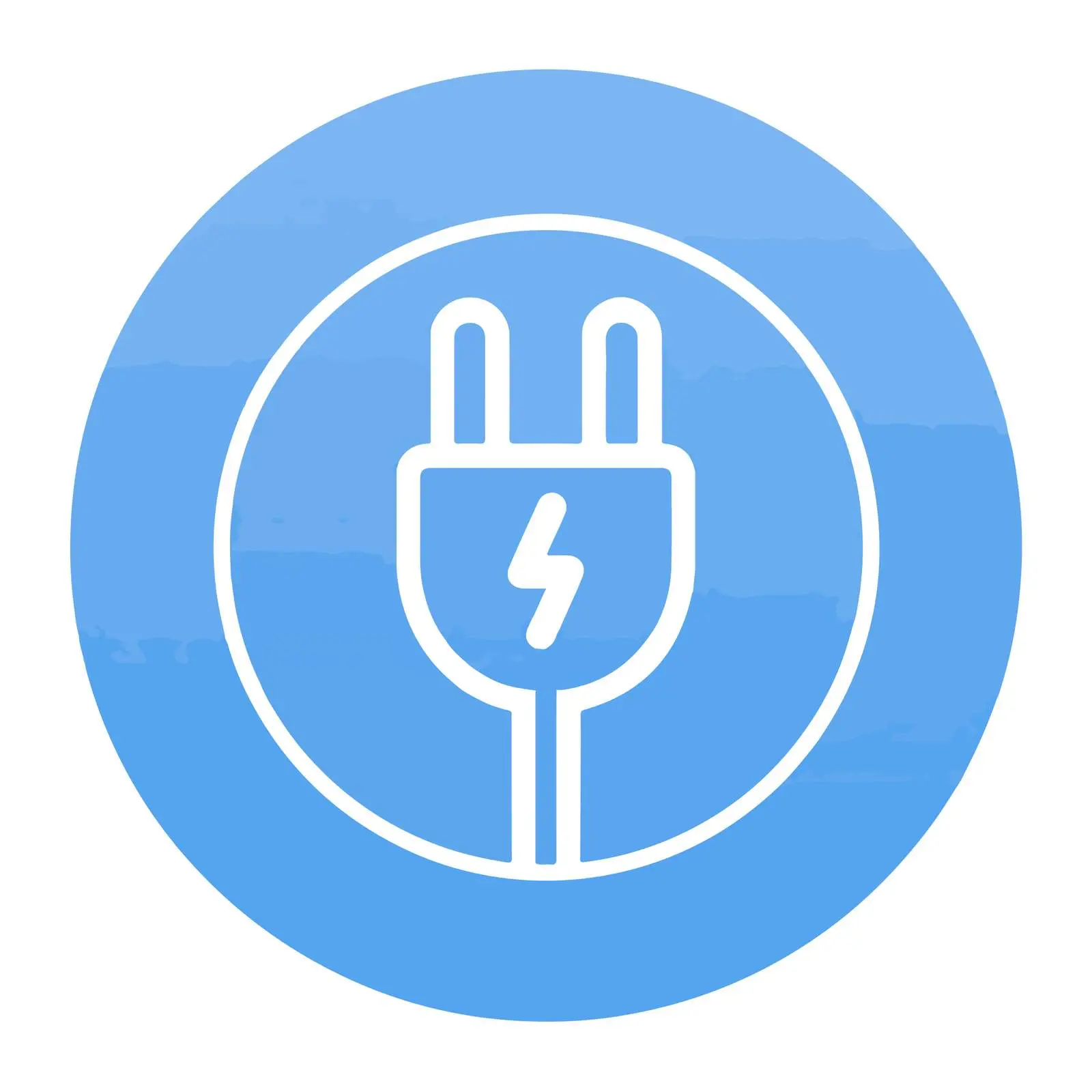 Energy Plug Monoline Icon Design — free download from Dotvec