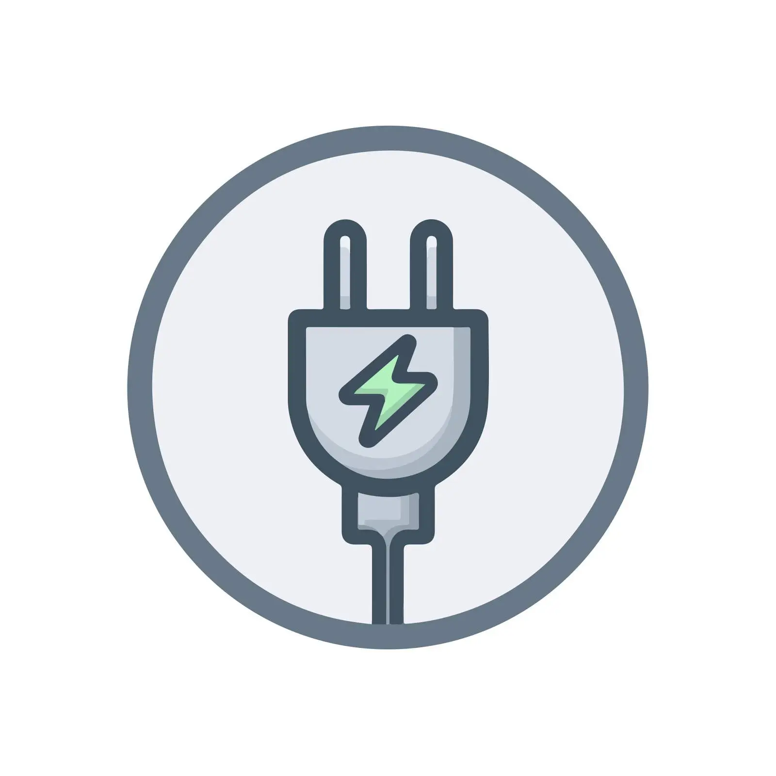 Energy Plug Icon Design — free download from Dotvec