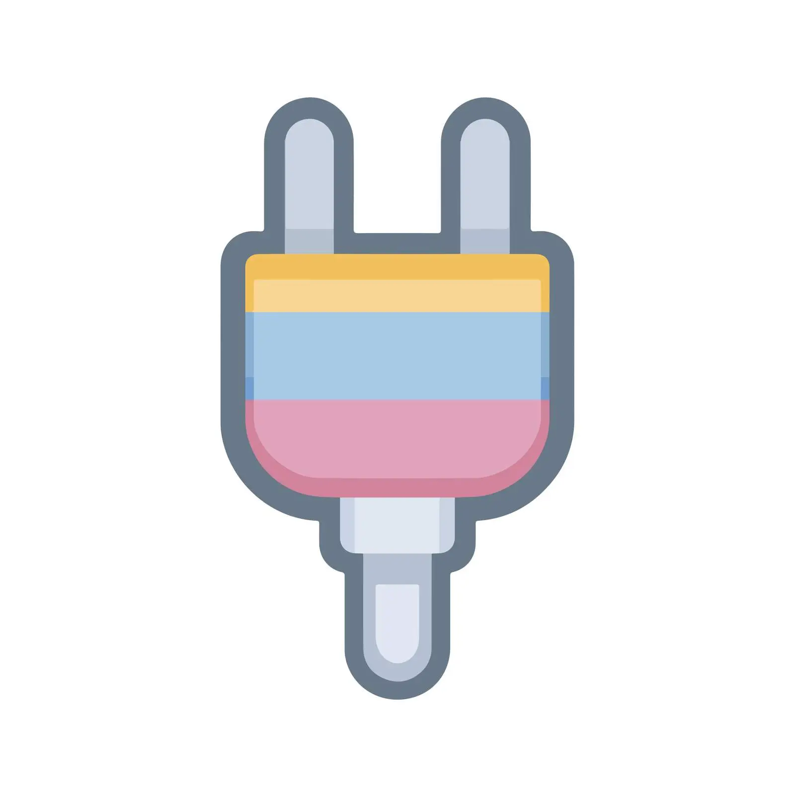 Energy Plug Pictogram Flat Design Icon — free download from Dotvec