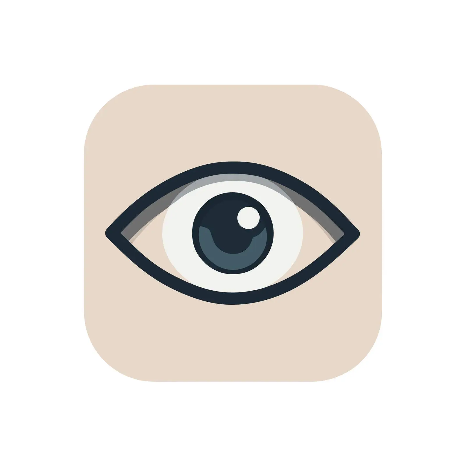 Eye Icon for Clean UI Design — free download from Dotvec