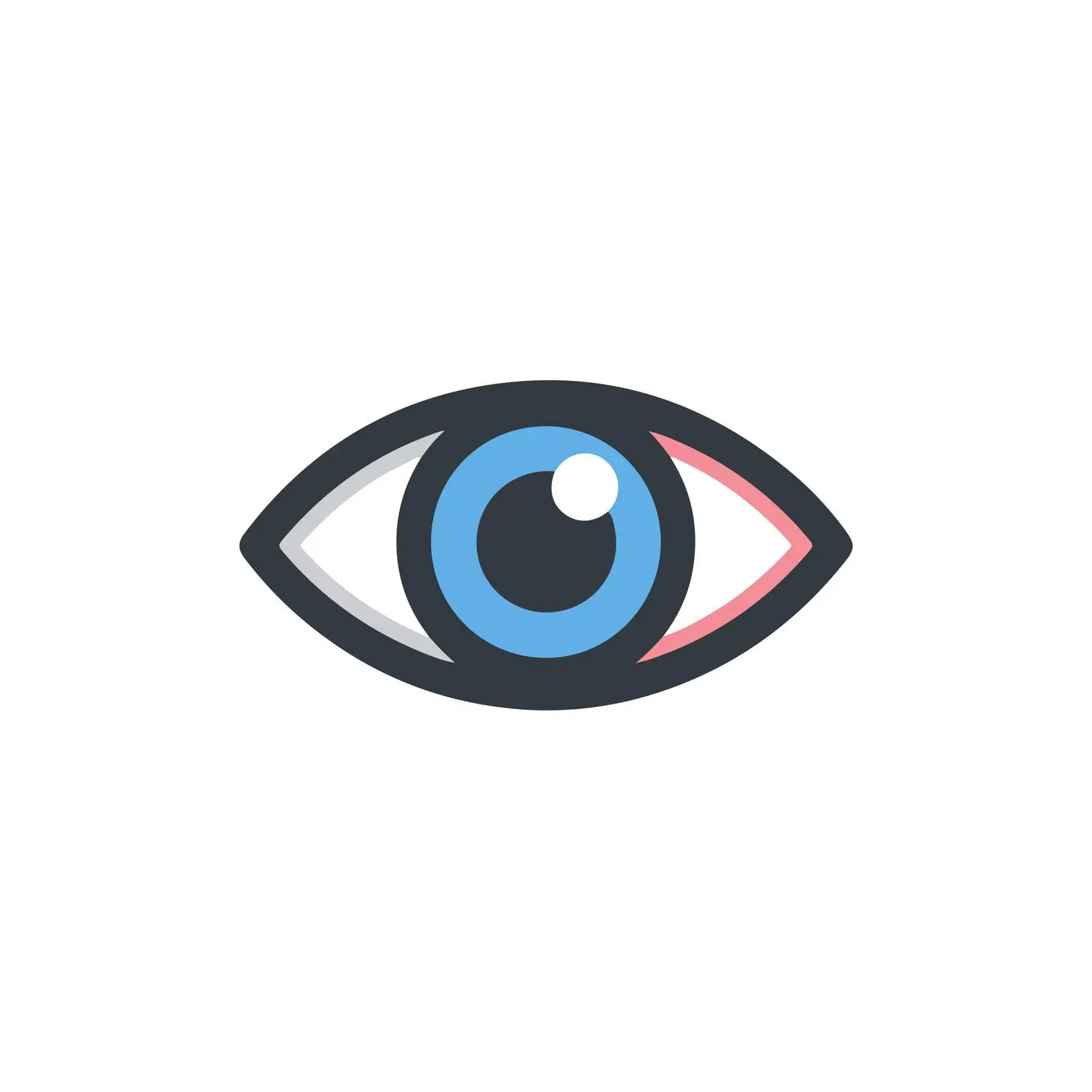 Eye Icon Bold Clean Design — free download from Dotvec