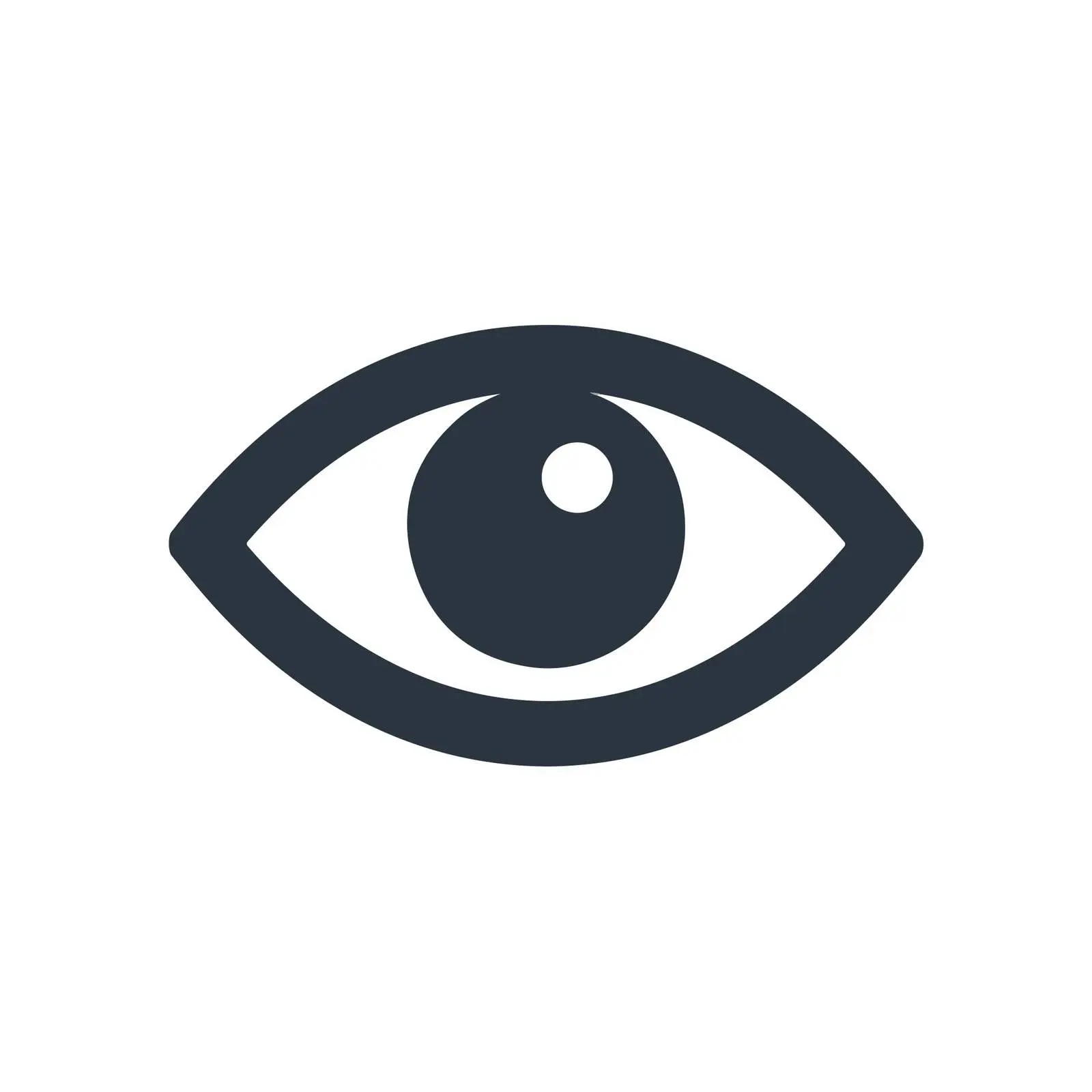 Clean Eye Icon for UI Design — free download from Dotvec