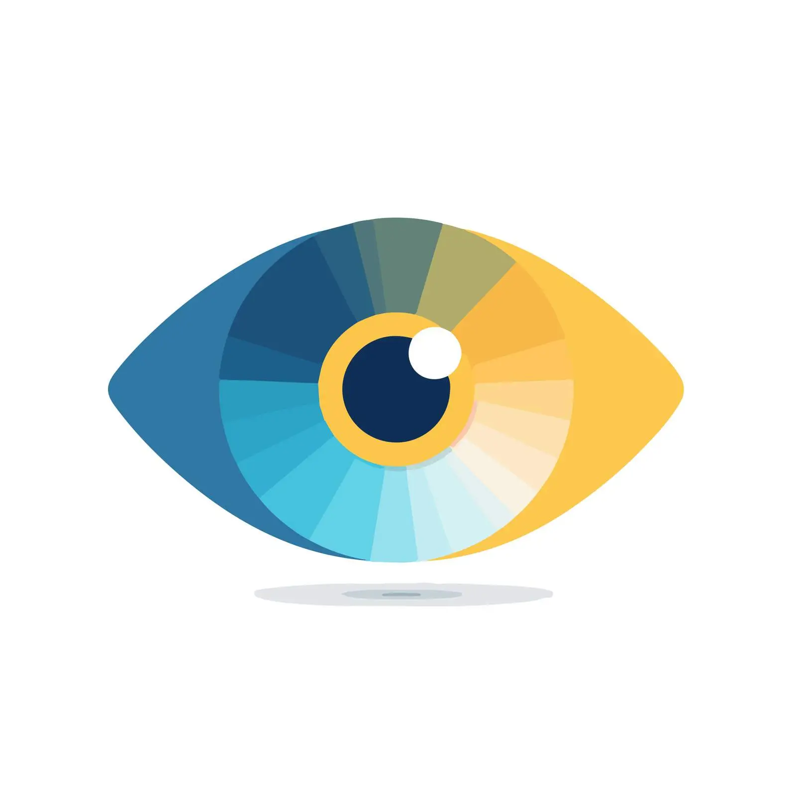 Eye Icon Pictogram Style High-Contrast — free download from Dotvec