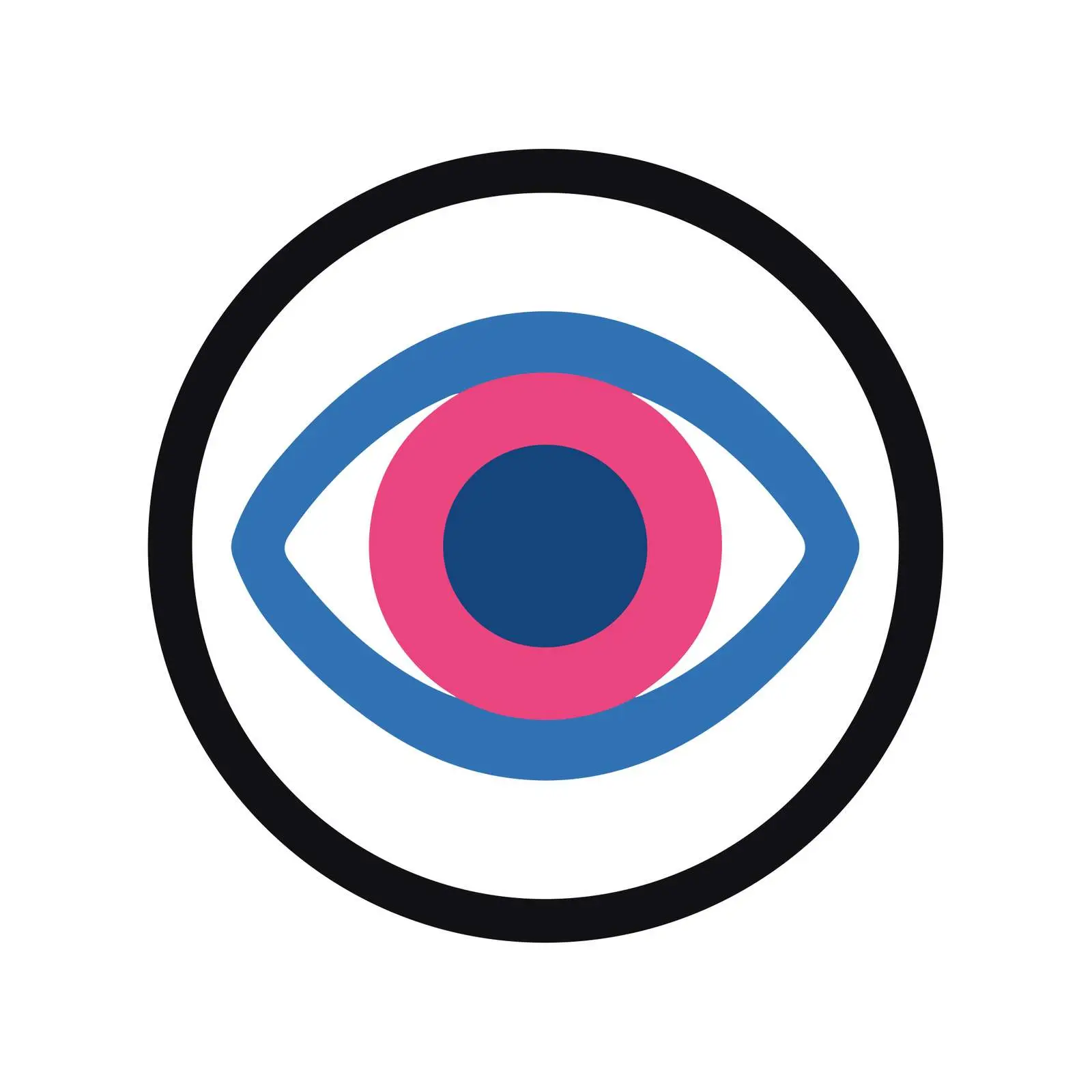 Geometric Eye Icon — free download from Dotvec