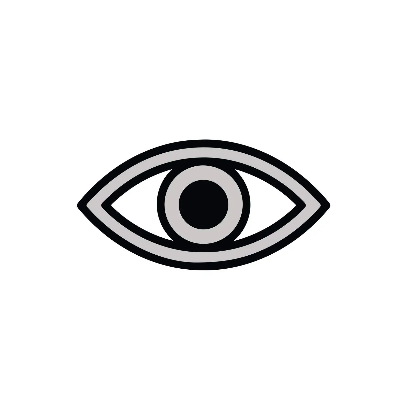 Modern Eye Icon Design — free download from Dotvec