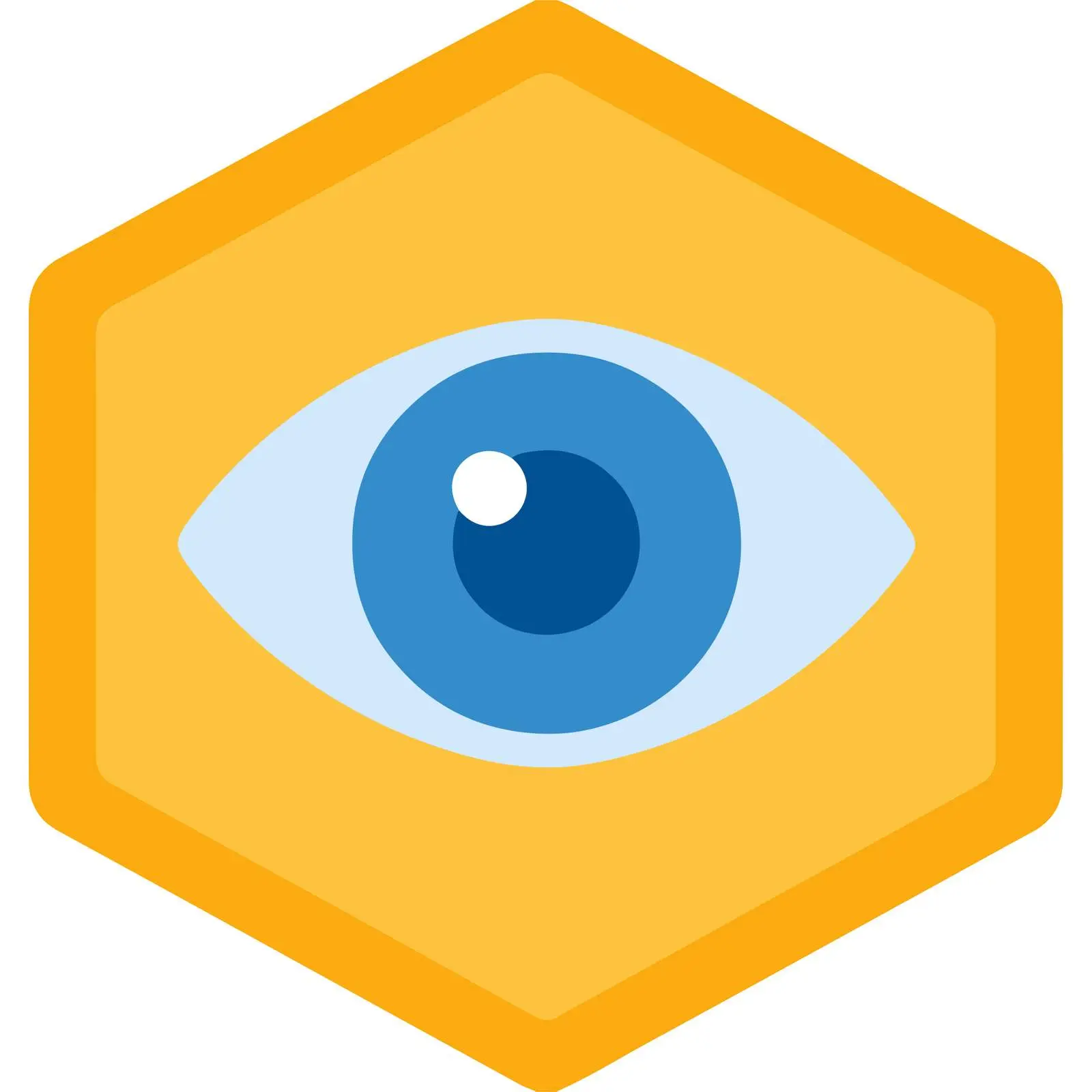 Eye Glyph Icon High Contrast Design — free download from Dotvec