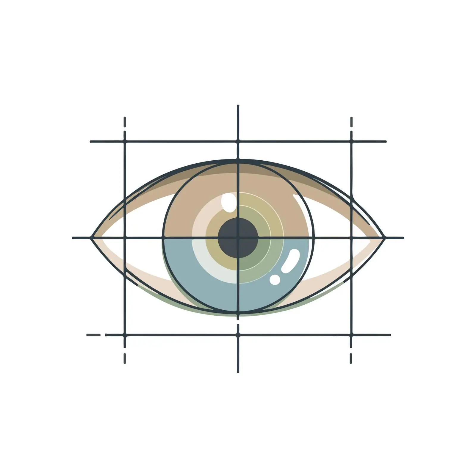 Bold Eye Icon Design — free download from Dotvec