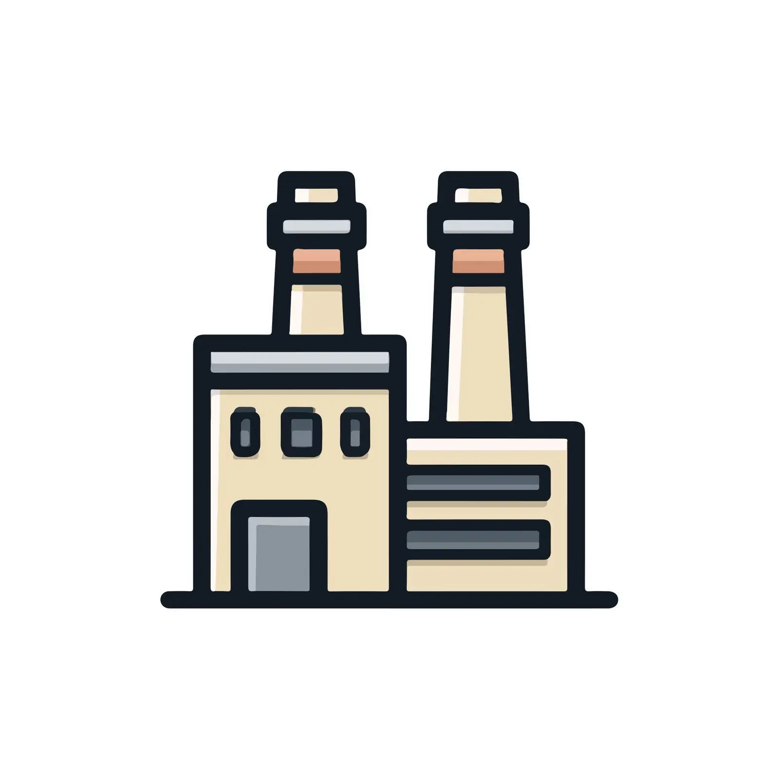 Factory Icon Design — free download from Dotvec