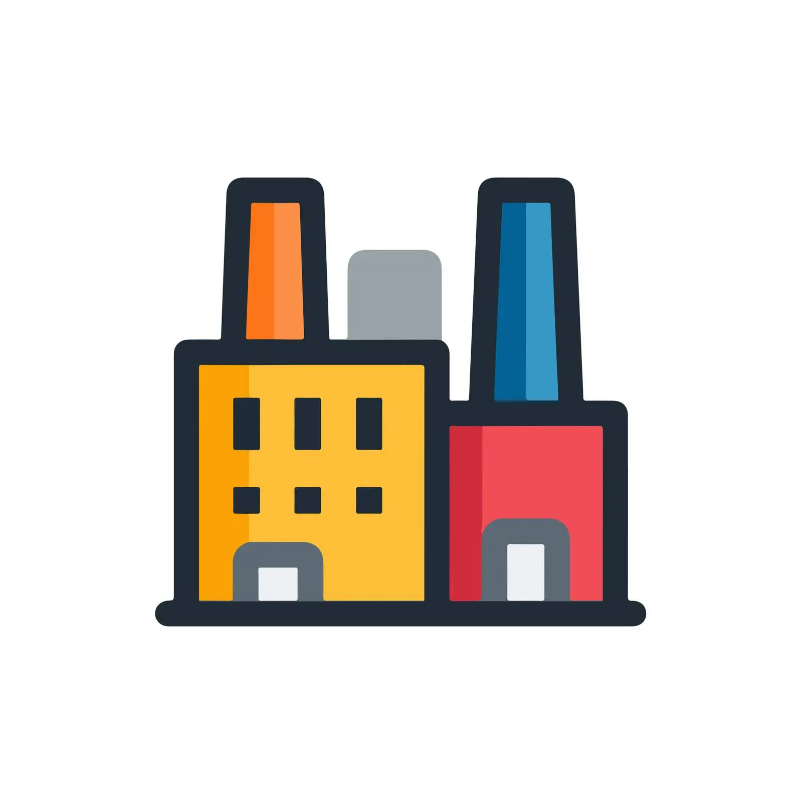 Factory Icon Design — free download from Dotvec