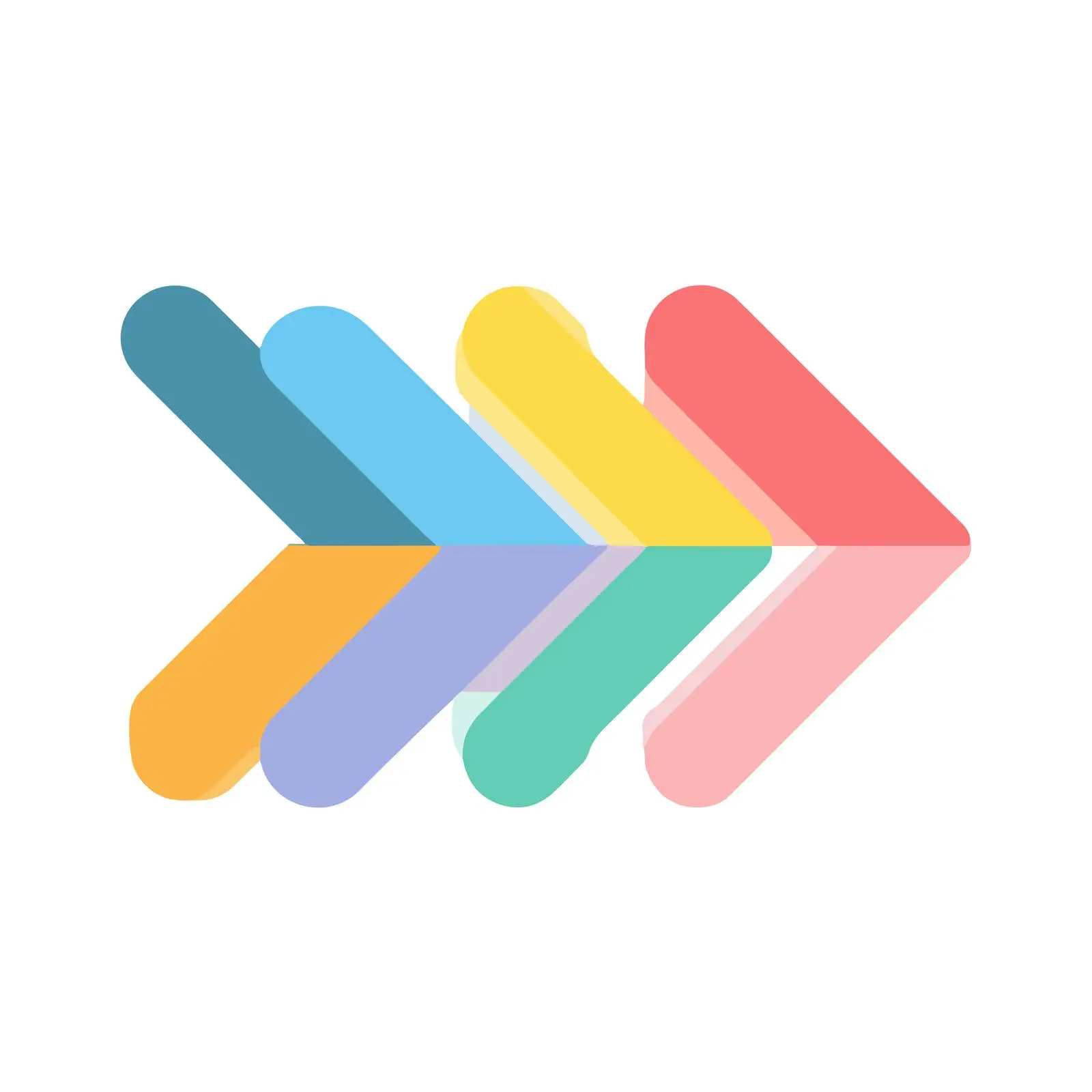 Fast Forward Flat Design Icon — free download from Dotvec