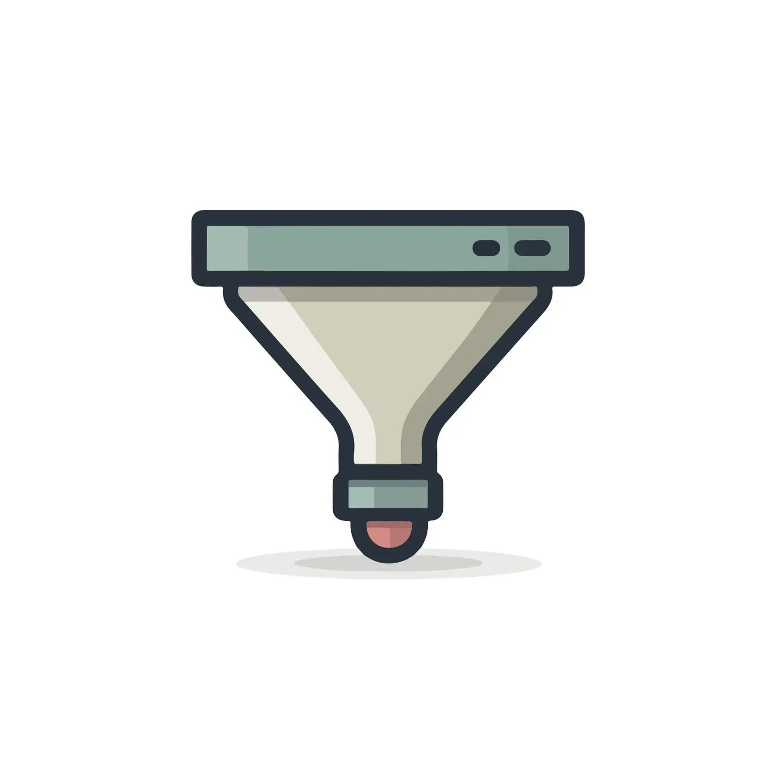 Clean Filter Funnel Icon — free download from Dotvec