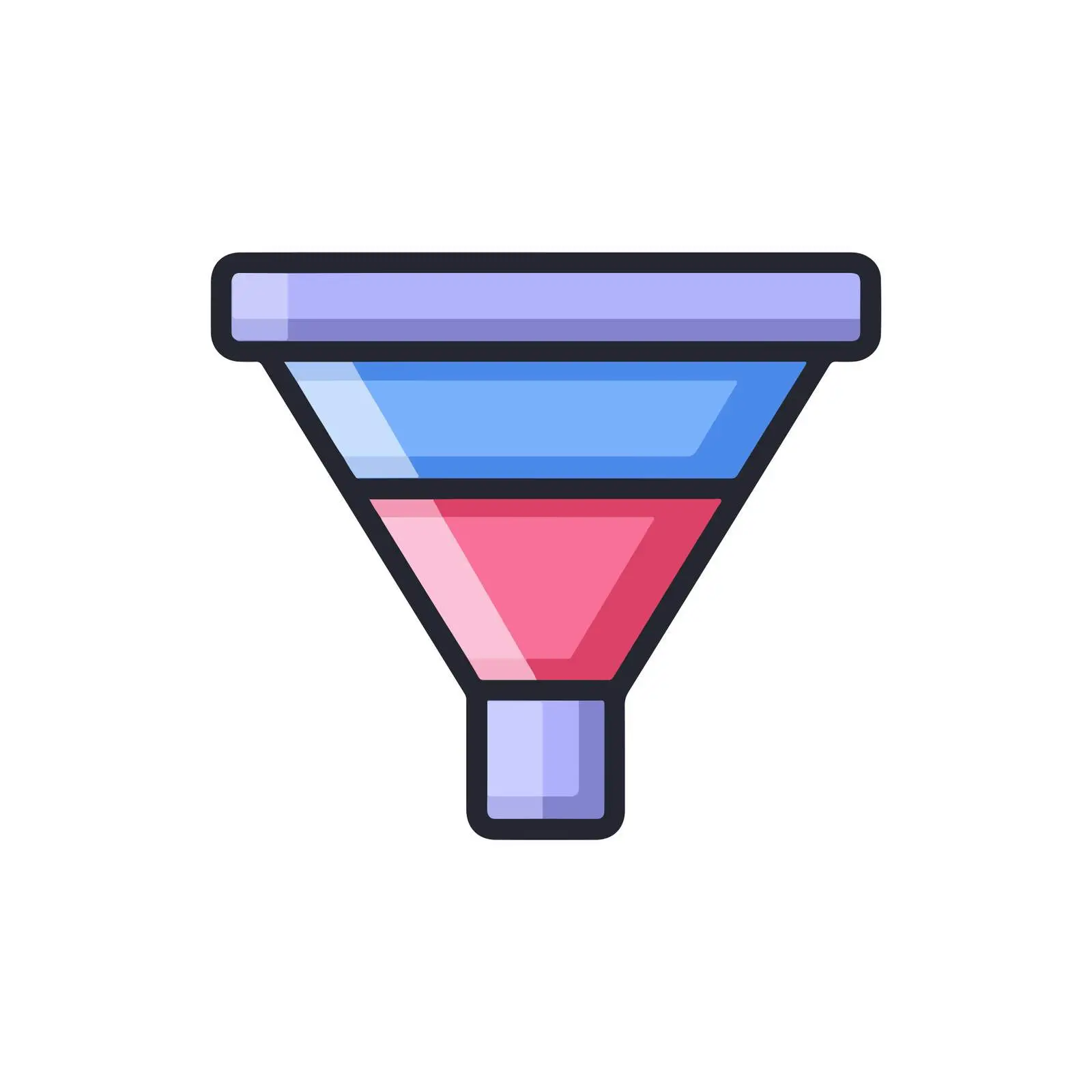 Filter Funnel Clean UI Icon — free download from Dotvec
