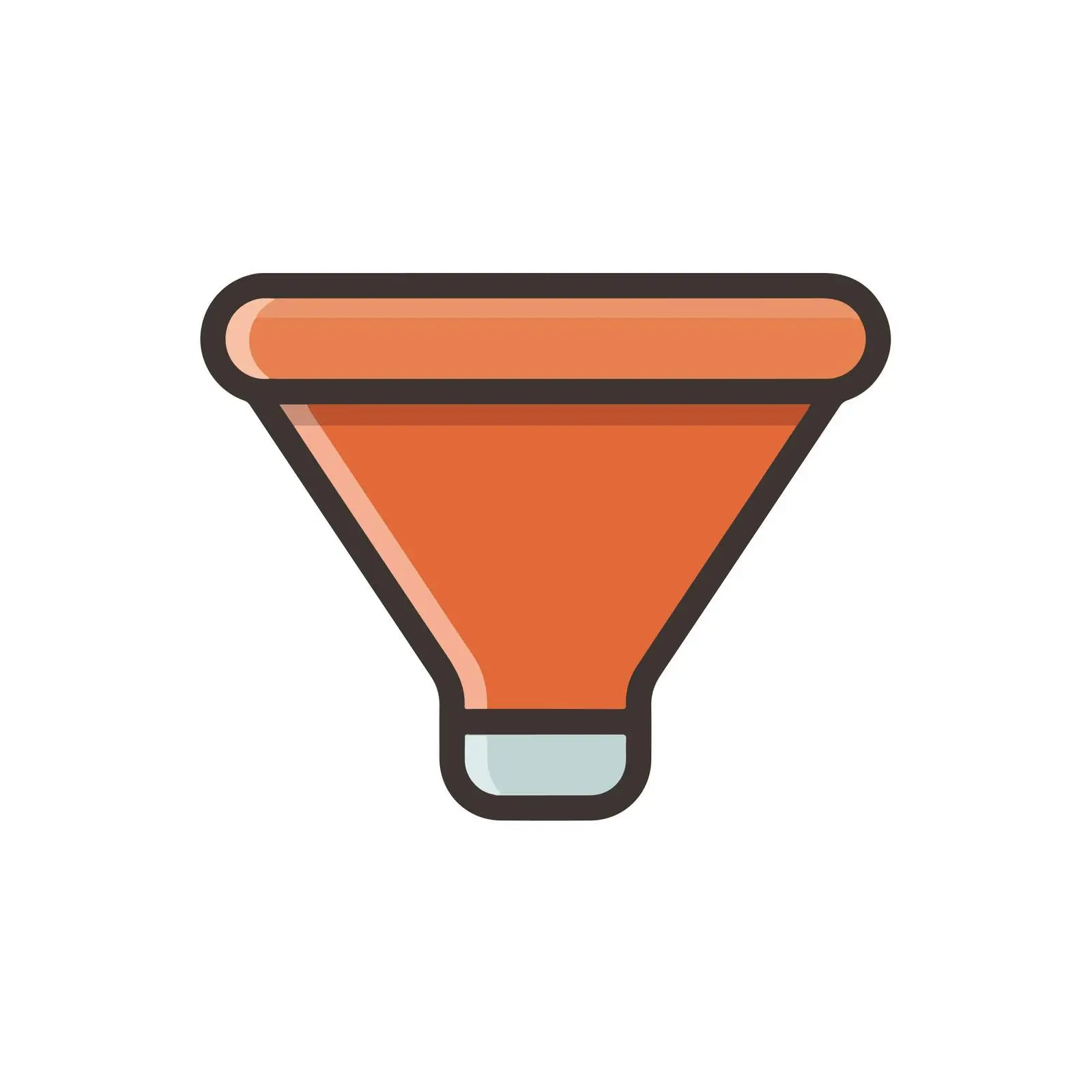 Minimalist Filter Funnel Icon — free download from Dotvec