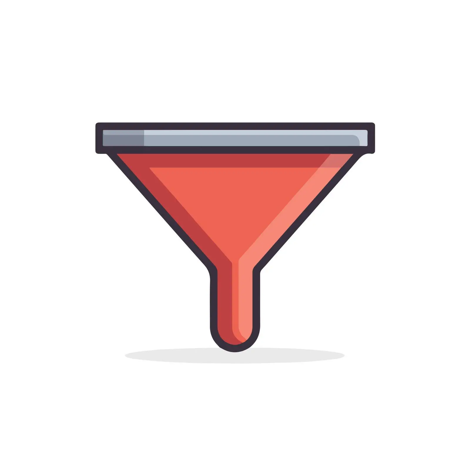 Minimalist Filter Funnel Icon — free download from Dotvec