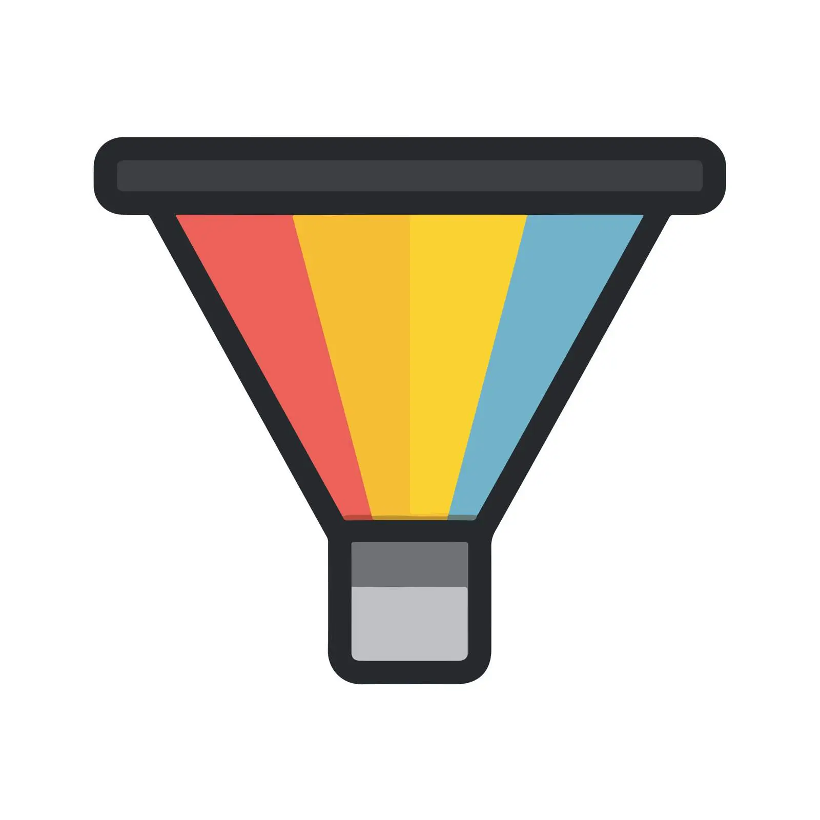 Filter Funnel Icon Design — free download from Dotvec