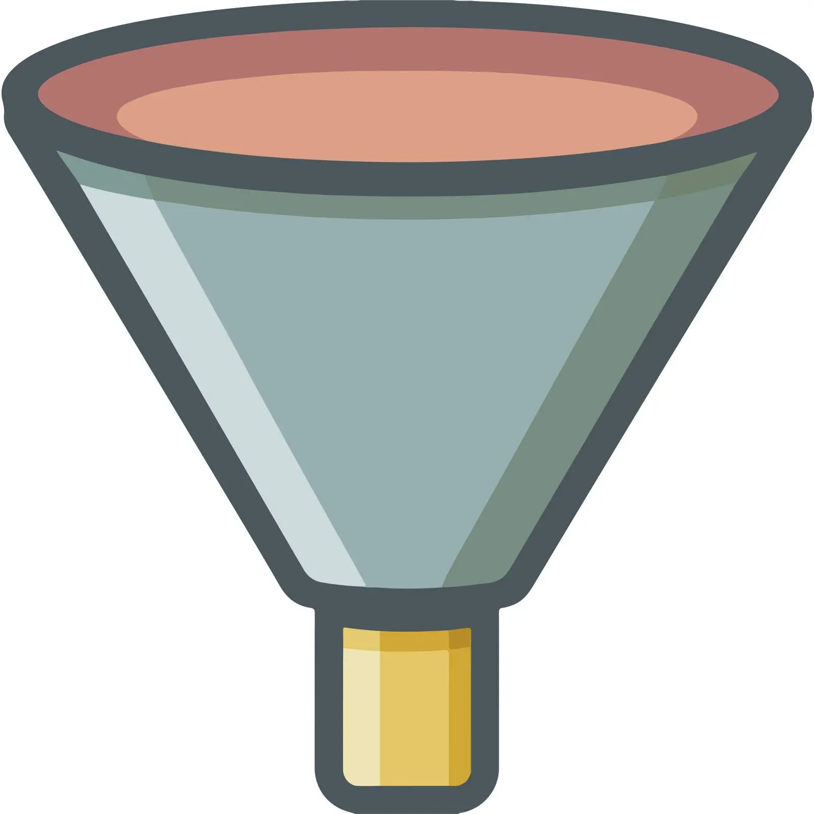 Bold Filter Funnel Pictogram Icon — free download from Dotvec