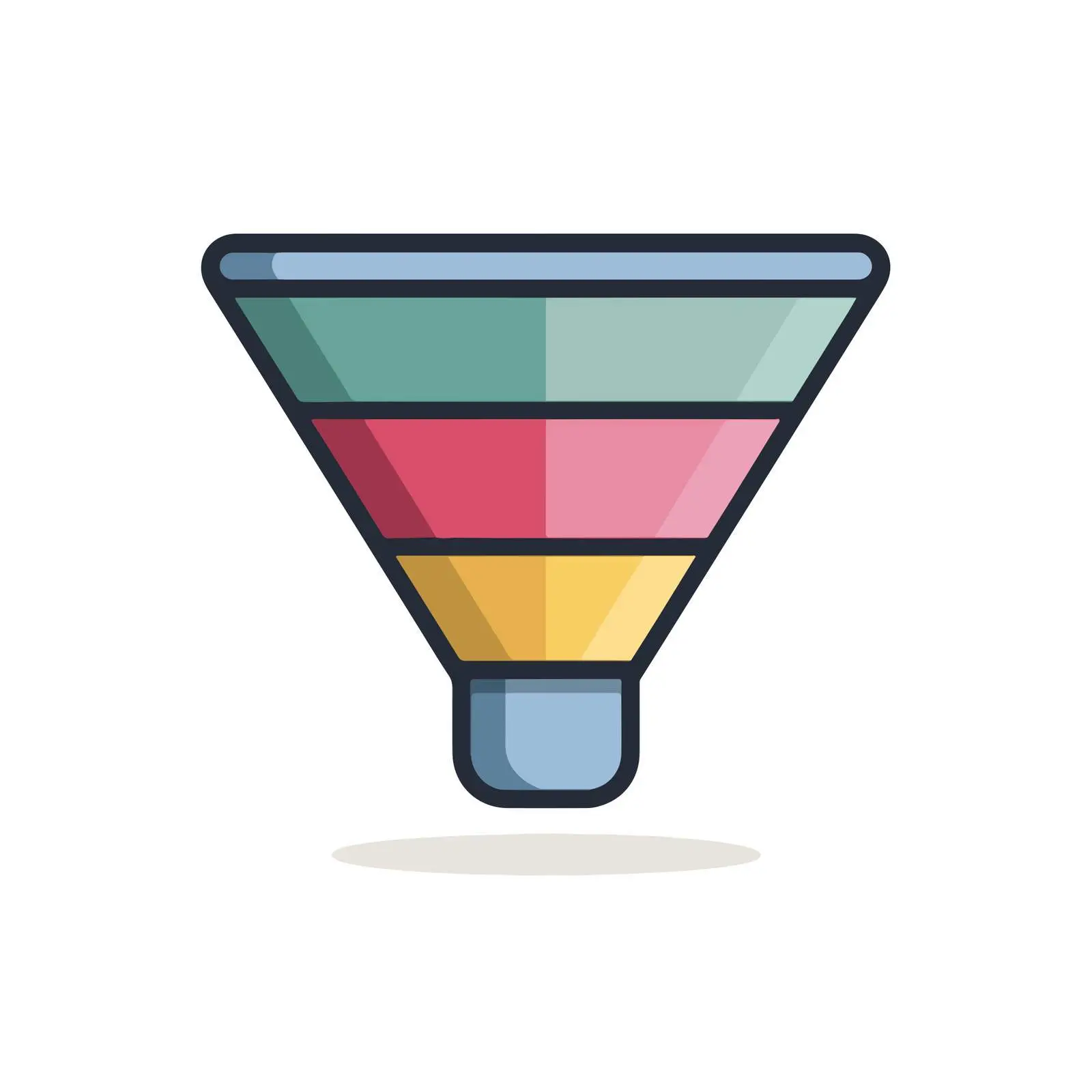 Filter Funnel Icon Design — free download from Dotvec