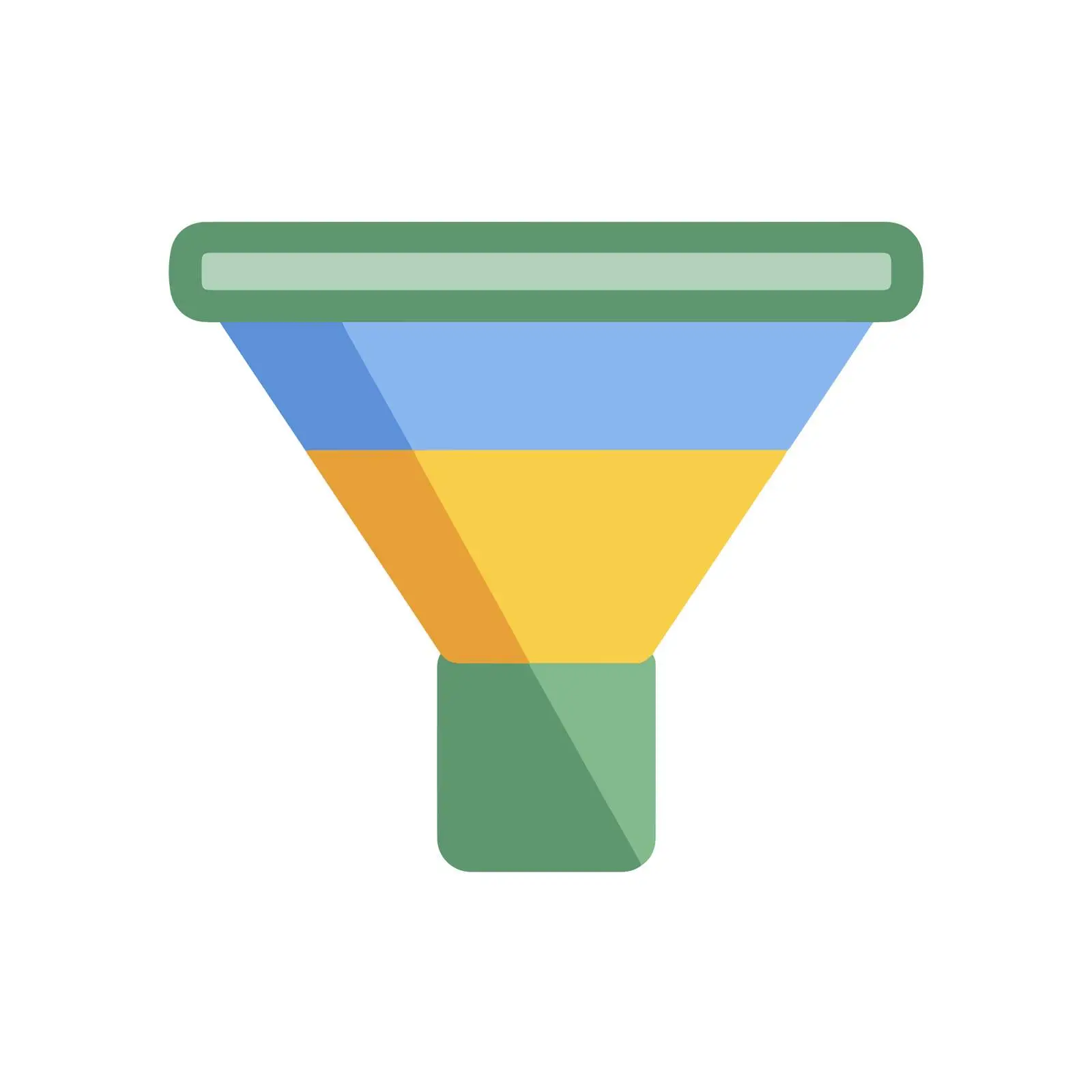 Geometric Filter Funnel Icon — free download from Dotvec