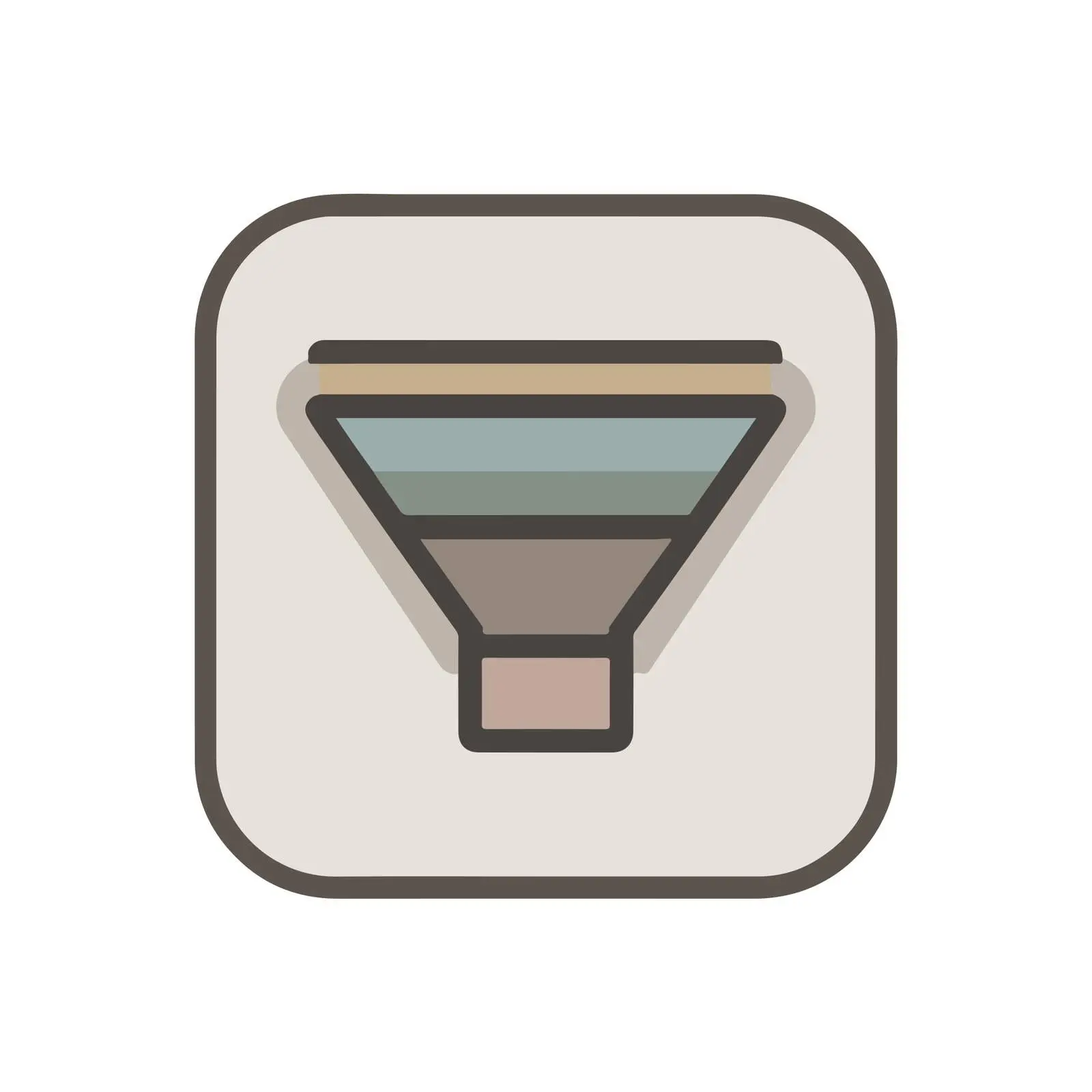 Bold Funnel Filter Icon — free download from Dotvec