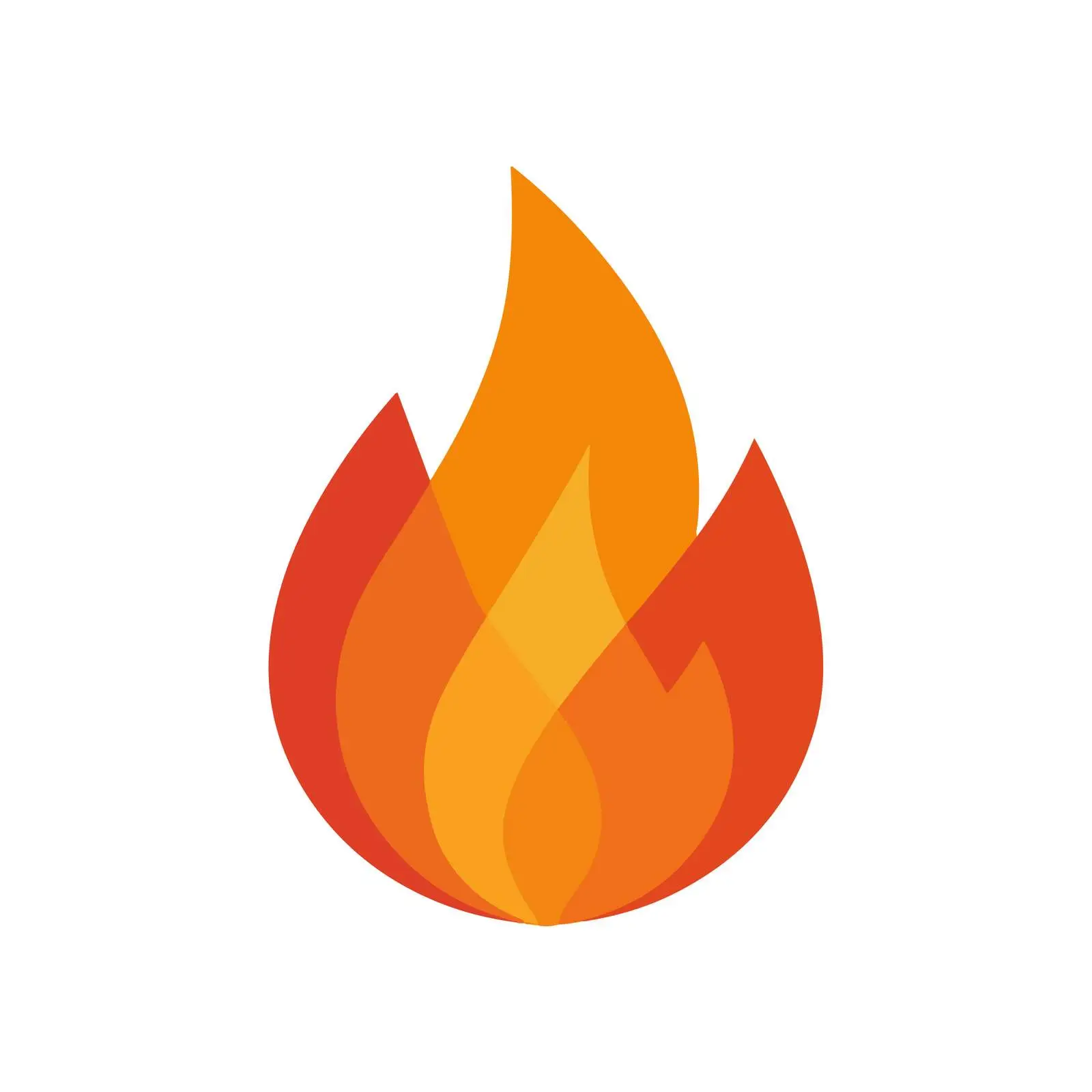 Bold Fire Flame Icon — free download from Dotvec