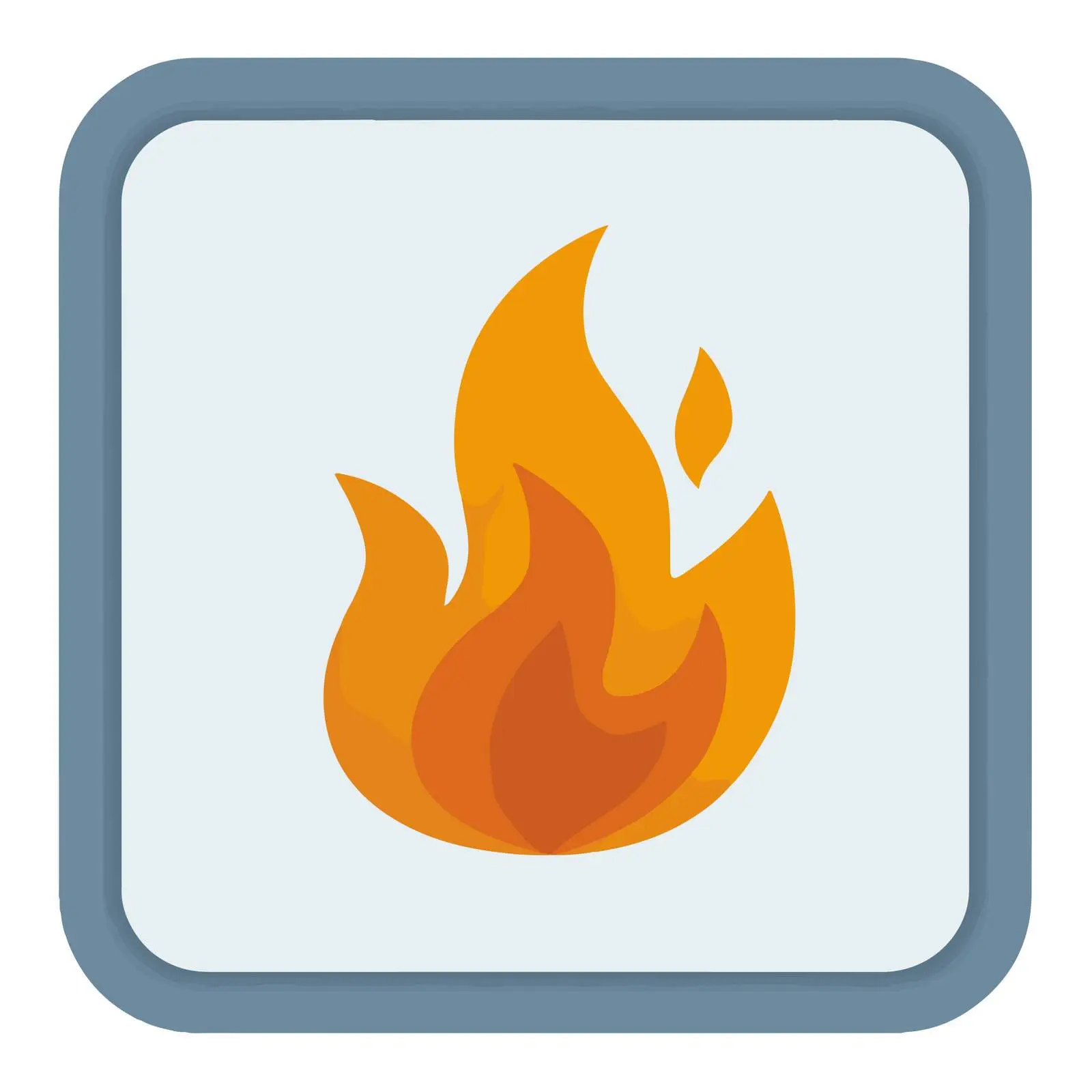 Fire Flame Pictogram Duotone Icon — free download from Dotvec