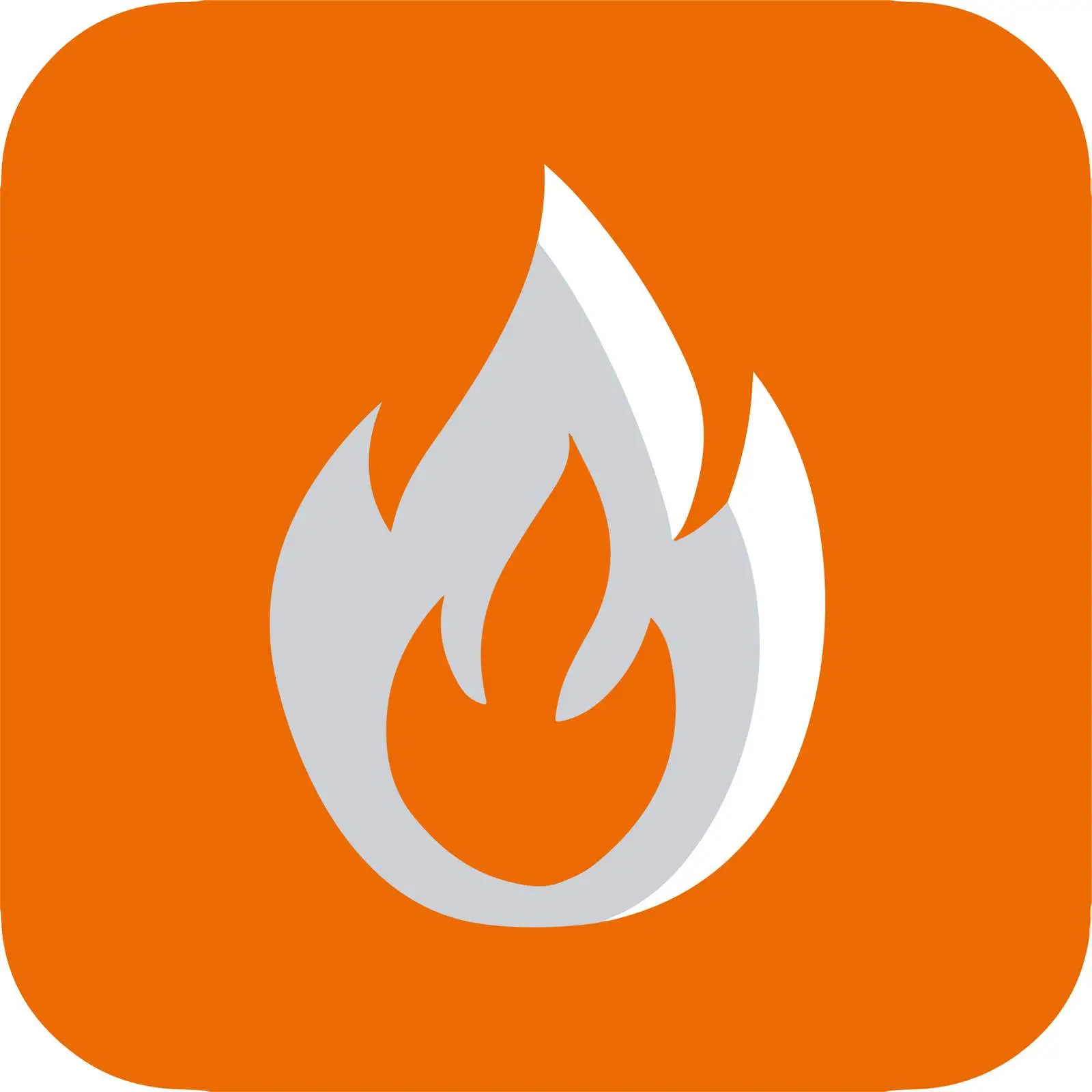 Bold Fire Flame Pictogram Icon — free download from Dotvec
