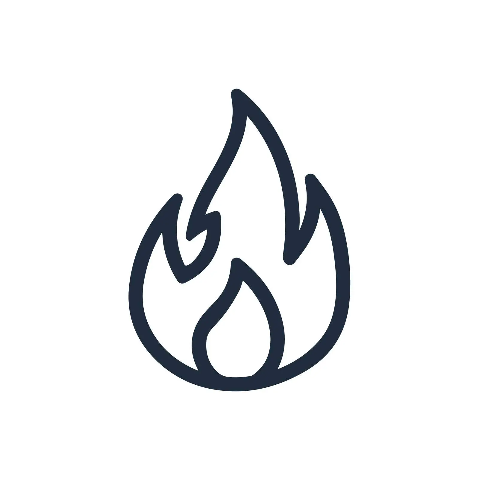 Fire Flame Icon Design — free download from Dotvec