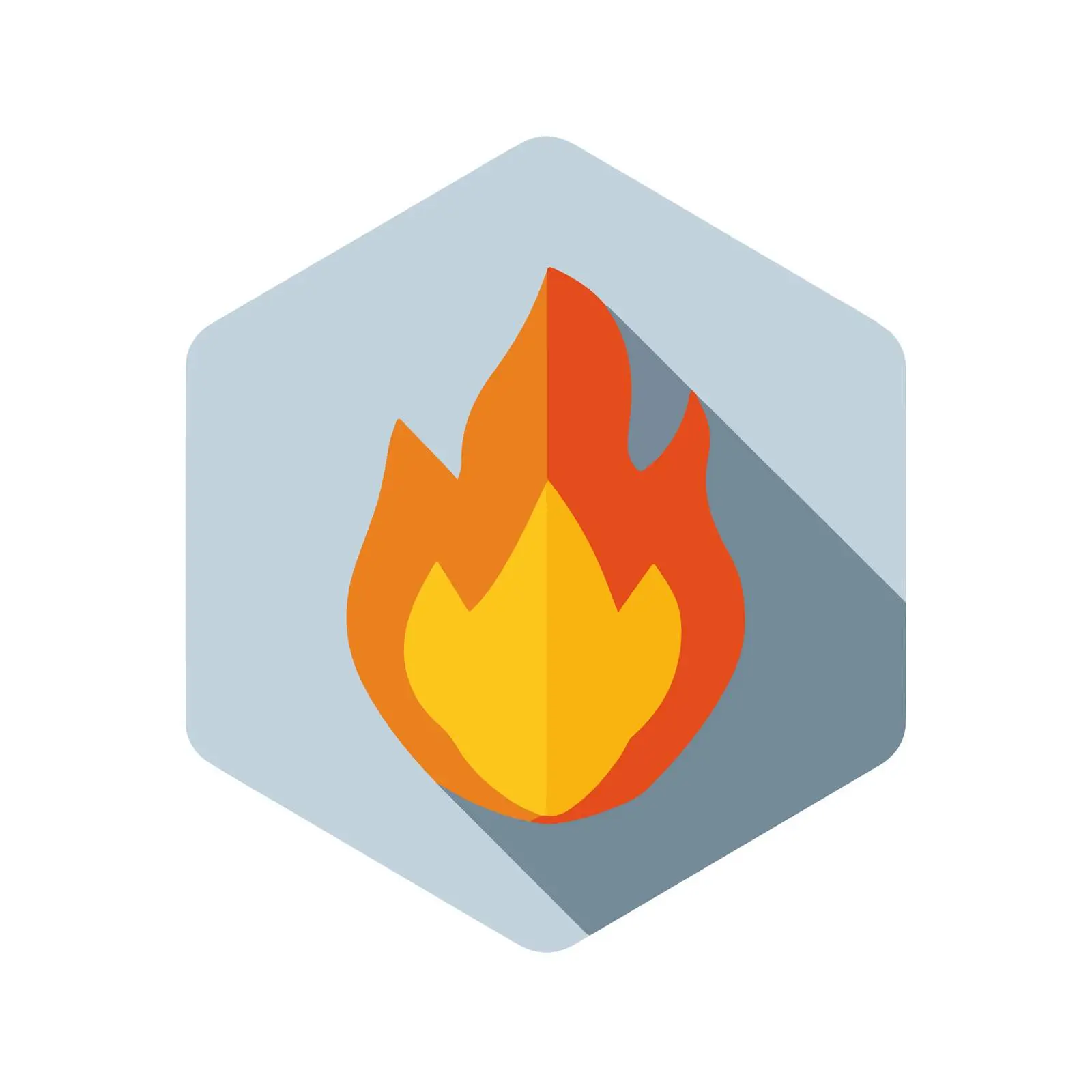 Bold Fire Flame Icon — free download from Dotvec
