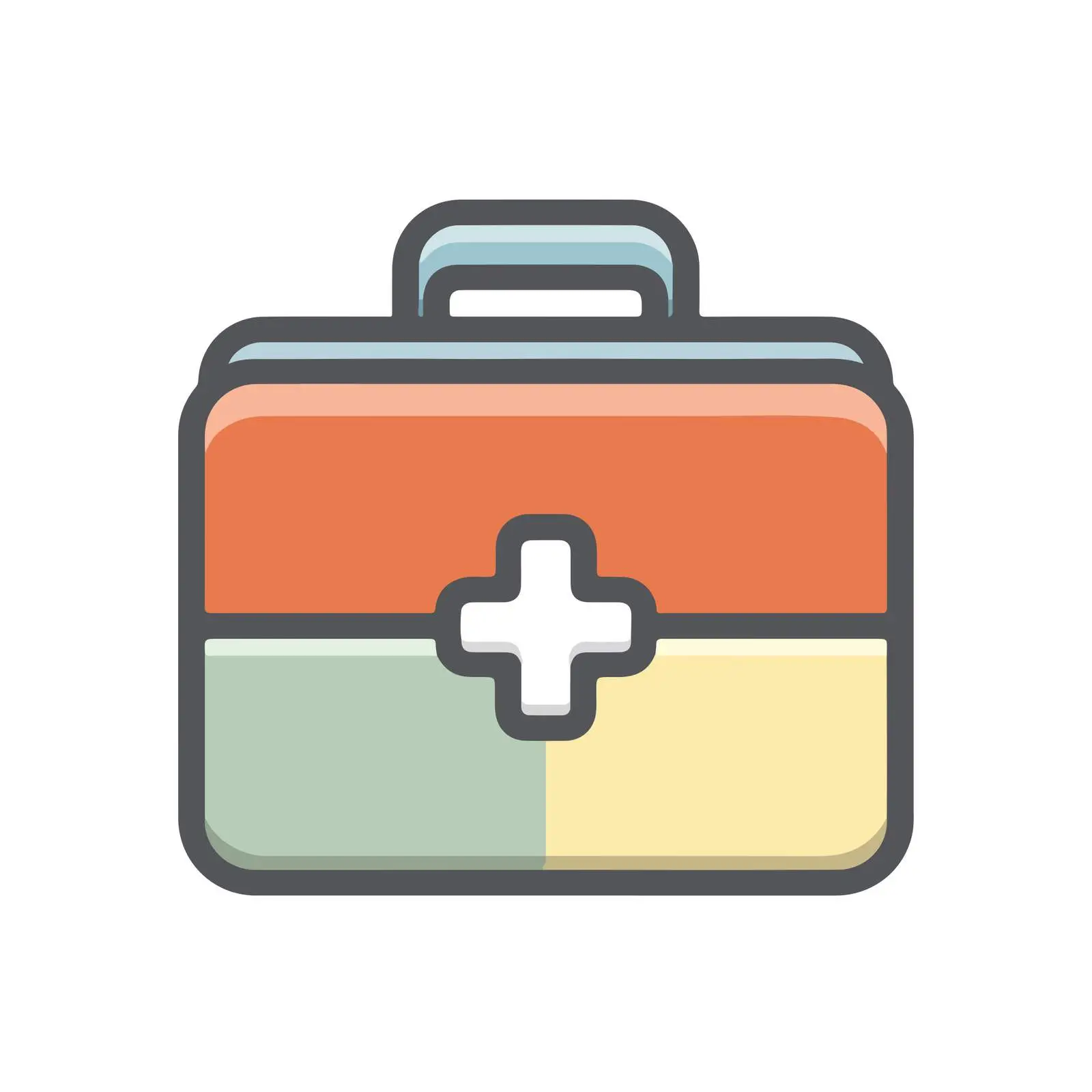 Minimalist First Aid Kit Icon — free download from Dotvec