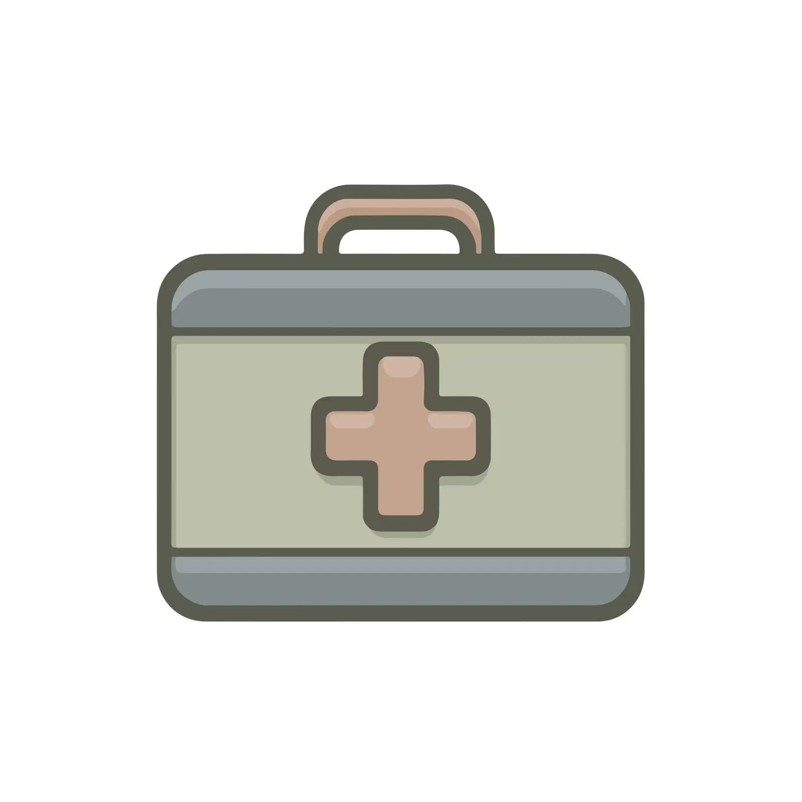 Minimalist First Aid Kit Icon — free download from Dotvec