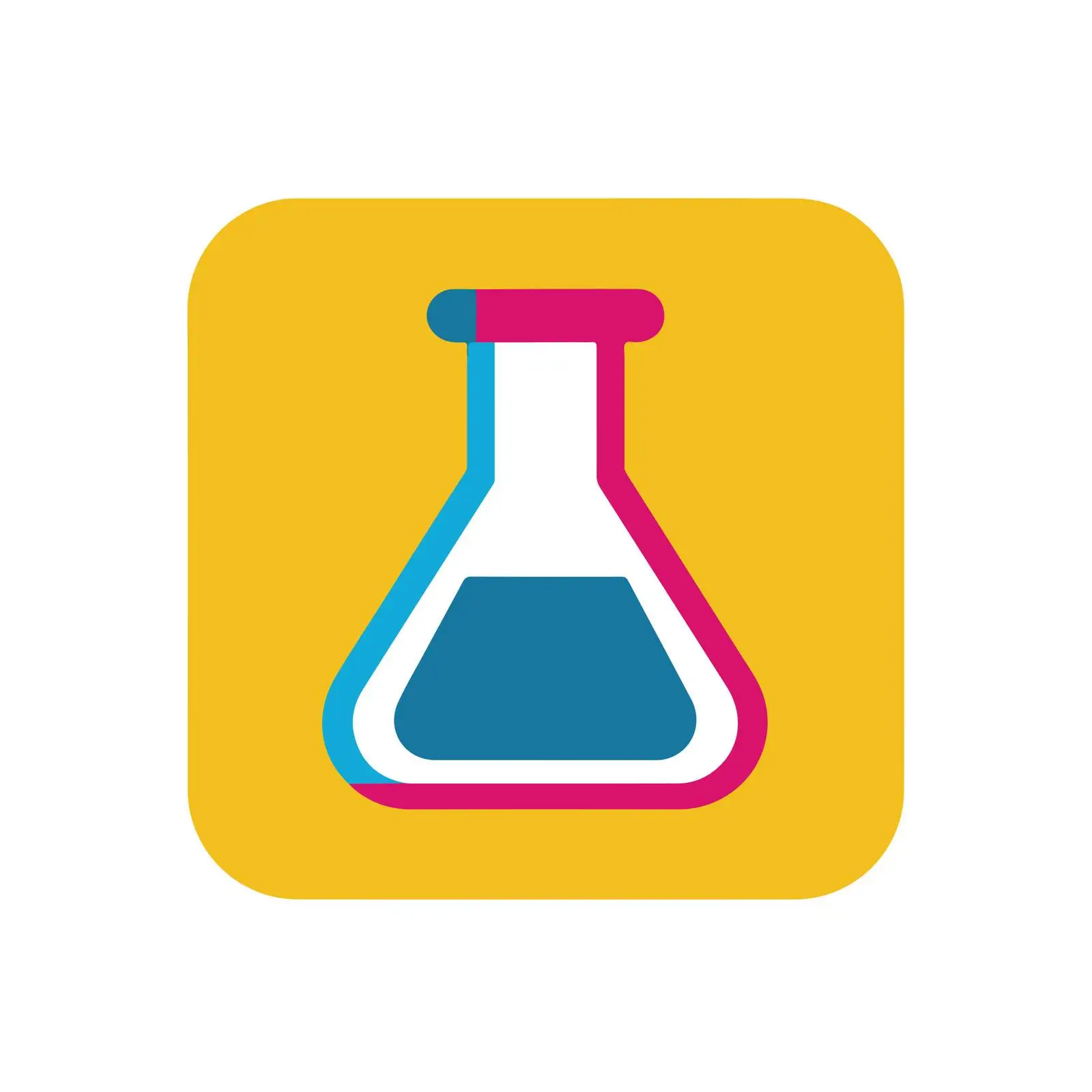 Clean Bold Flask Icon — free download from Dotvec