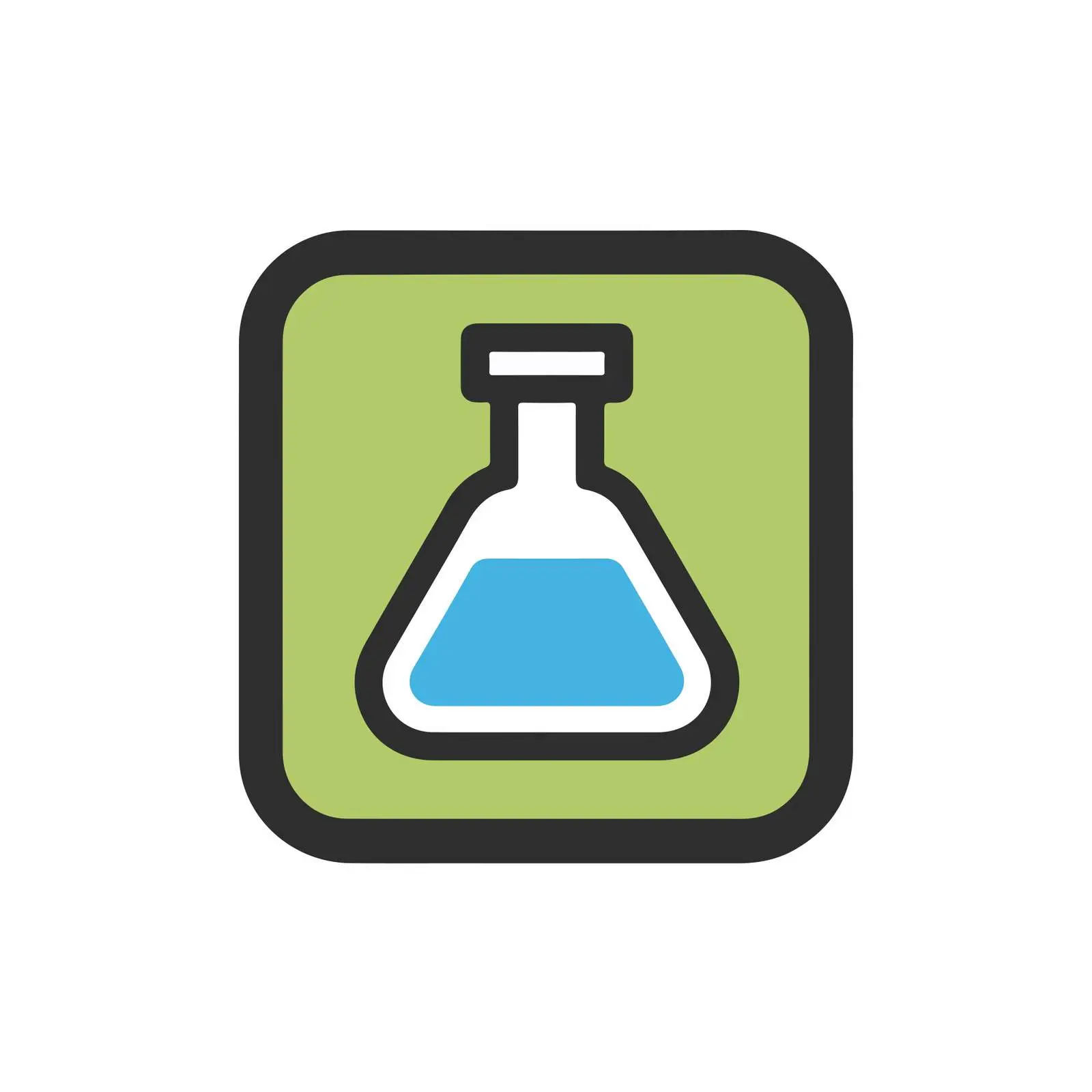 Clean Flask Icon Design — free download from Dotvec