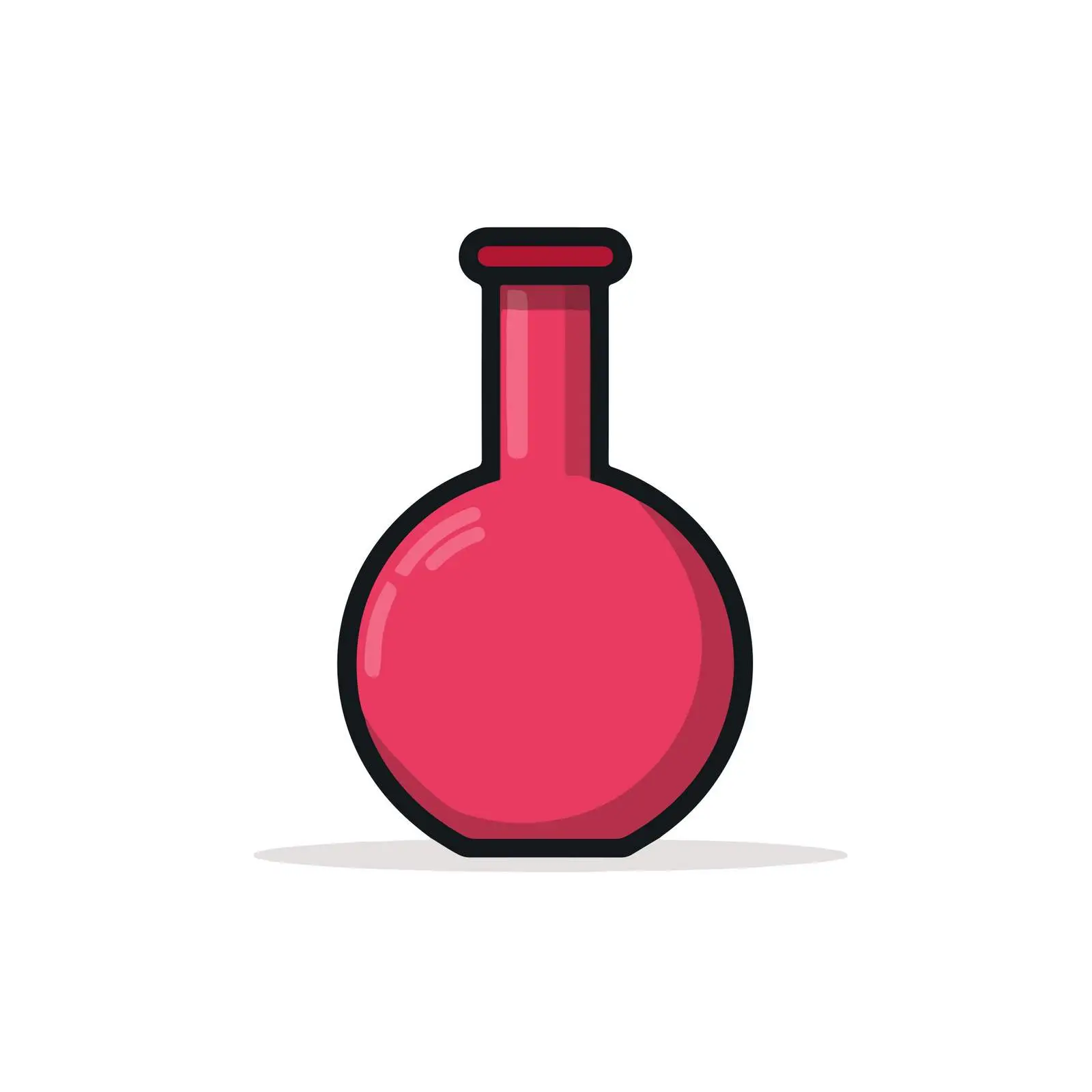 Bold Flask Icon Design — free download from Dotvec