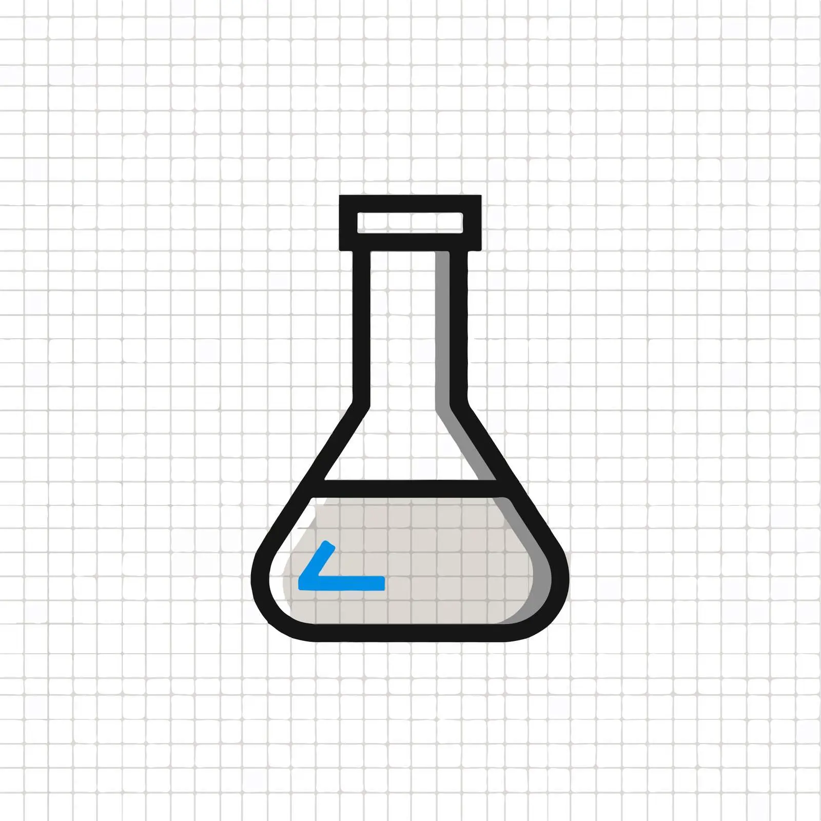 Scientific Bold Flask Icon — free download from Dotvec