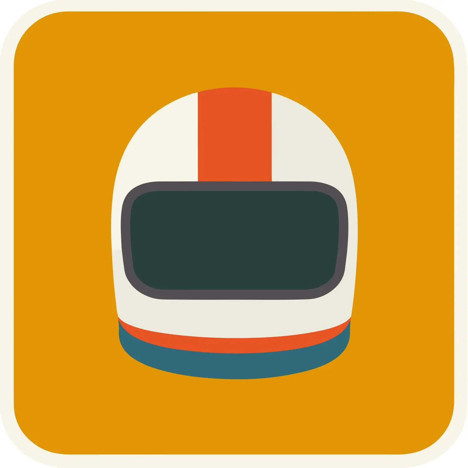 Bold Geometric Helmet Icon — free download from Dotvec