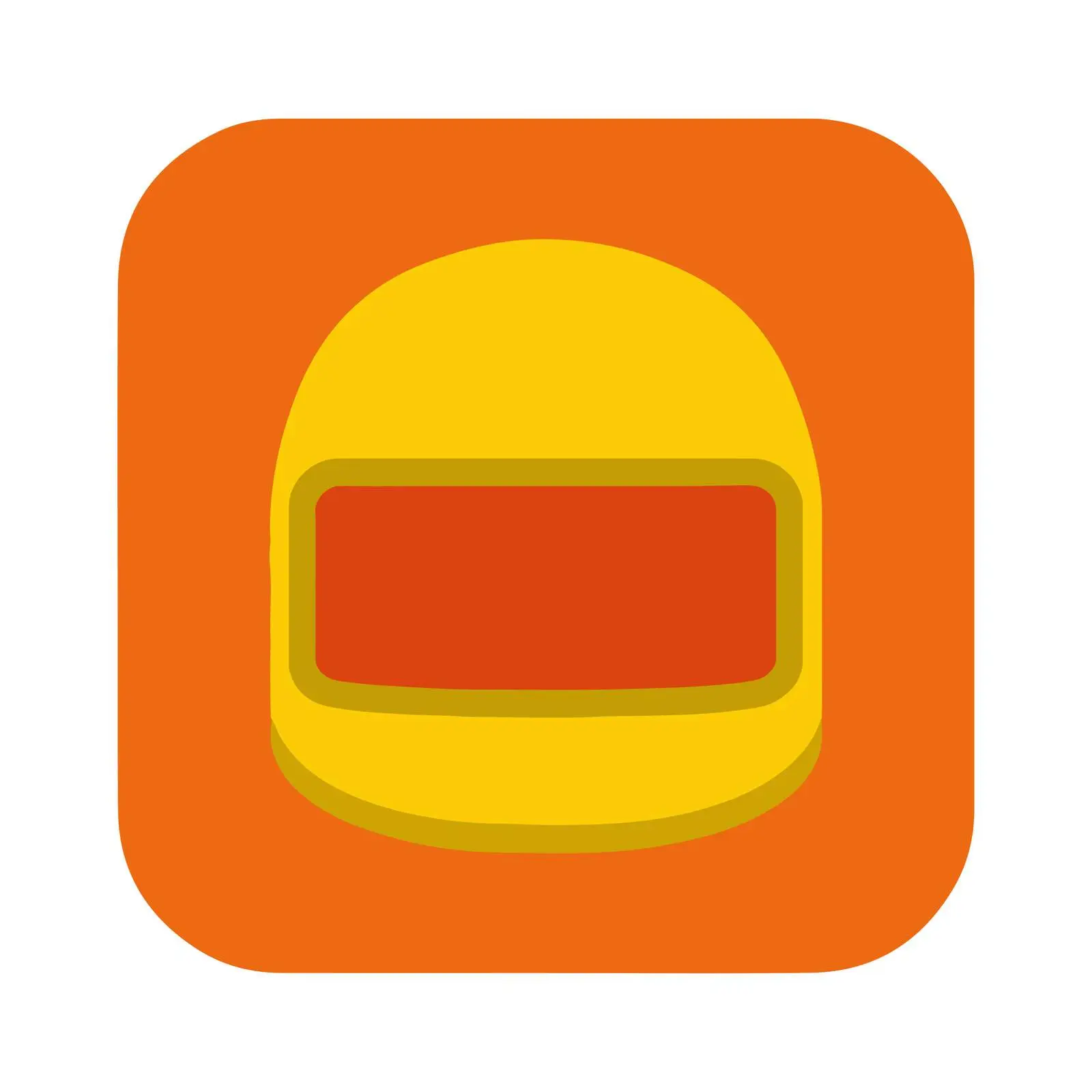 Geometric Bold Helmet Icon Design — free download from Dotvec