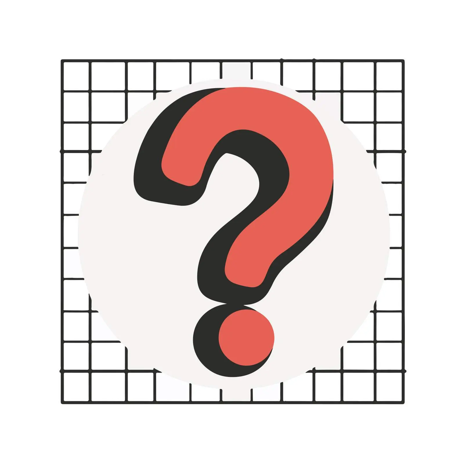 Bold Help Icon Minimalist Design — free download from Dotvec