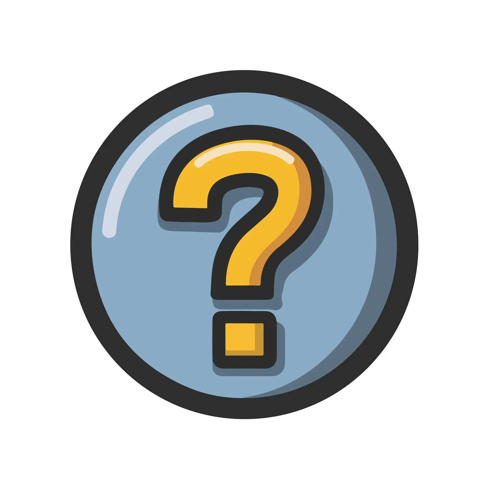 Minimalist Help Icon Design — free download from Dotvec