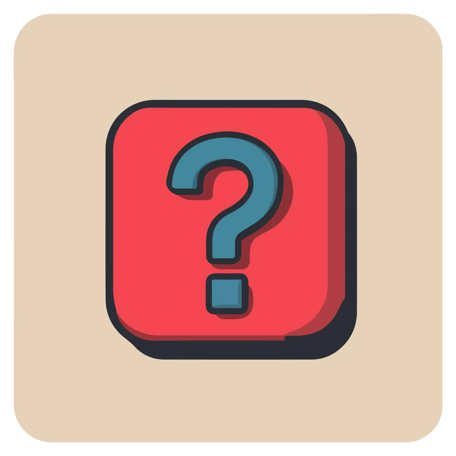Bold Help Question Mark Icon — free download from Dotvec