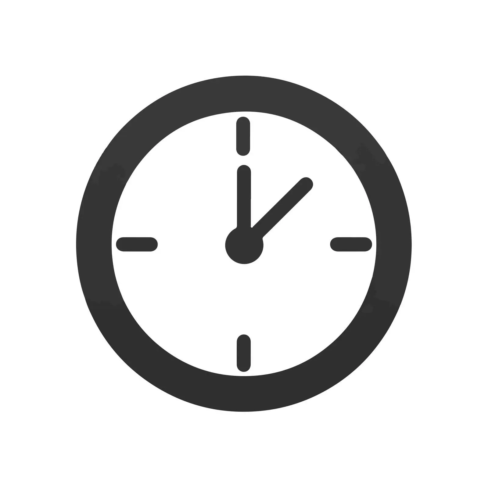 Modern History Clock Icon — free download from Dotvec