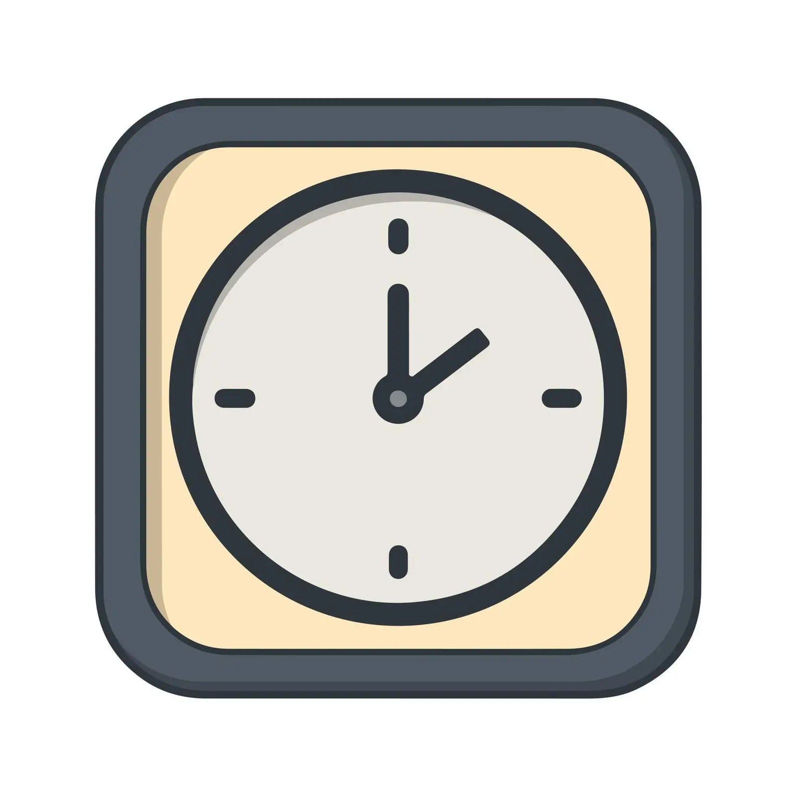 Bold History Clock Icon — free download from Dotvec