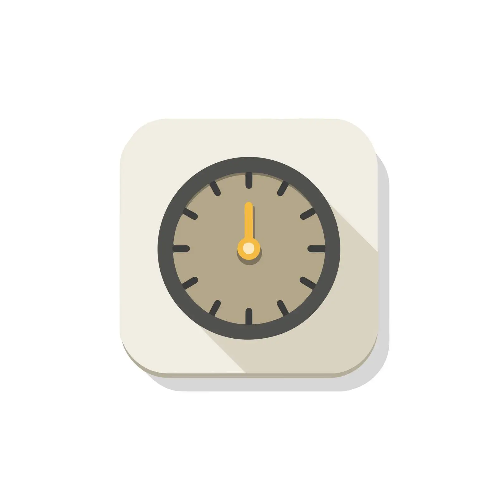 Minimalist History Clock Icon — free download from Dotvec