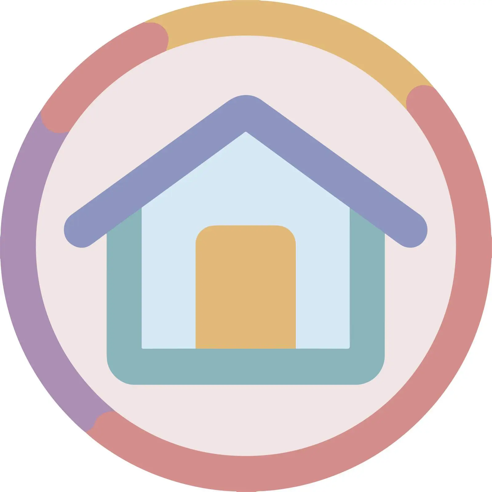 Modern Bold Home Icon Design — free download from Dotvec