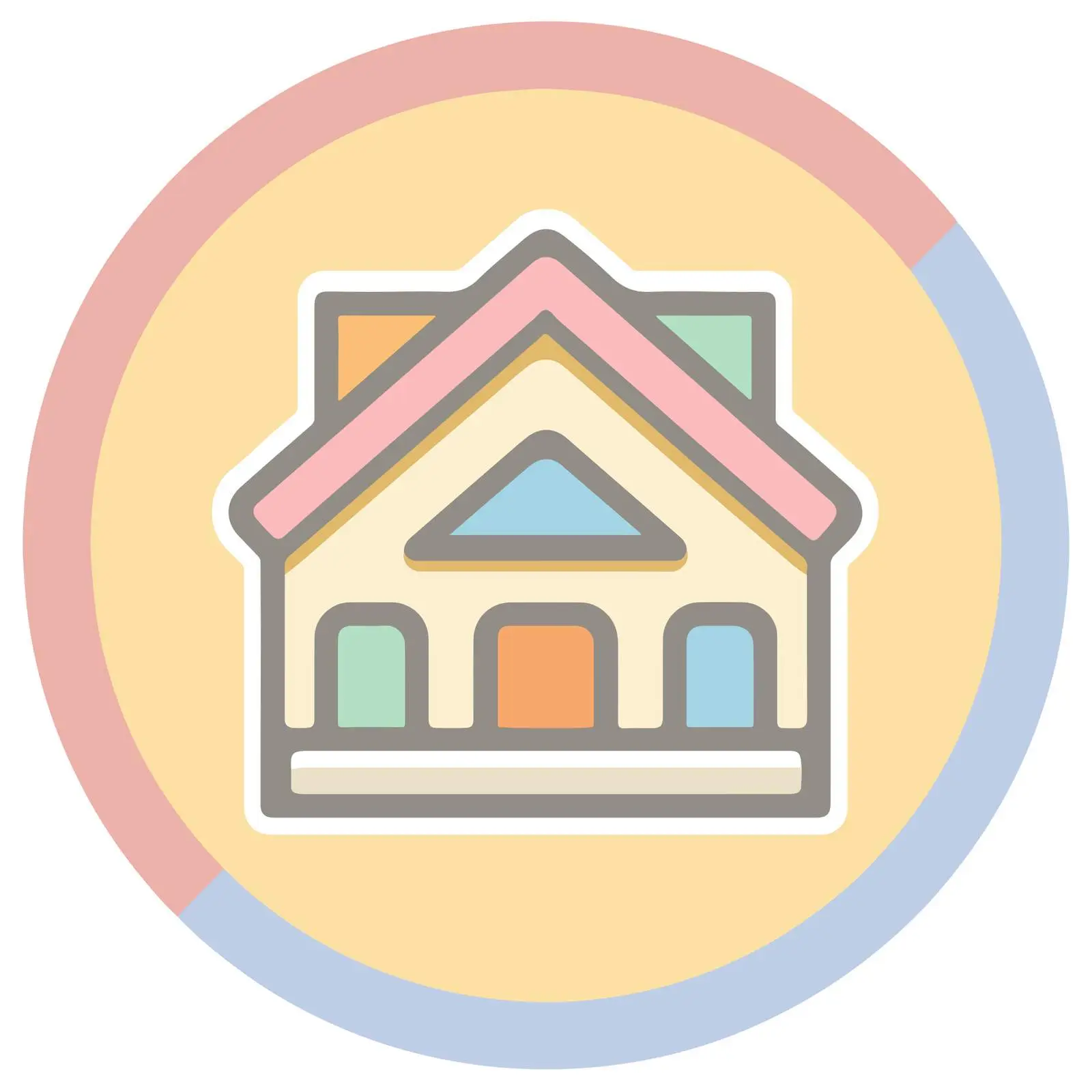 Bold Home Pictogram Flat Icon — free download from Dotvec