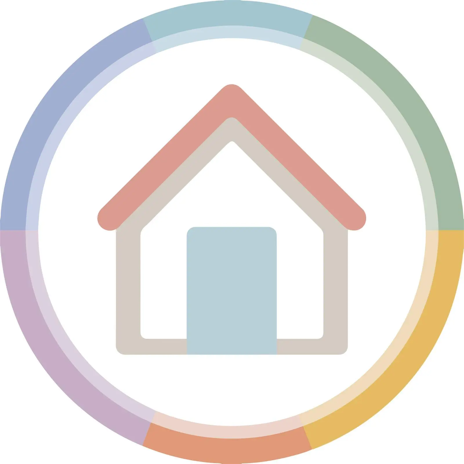 Bold Home Pictogram Flat Style Icon — free download from Dotvec