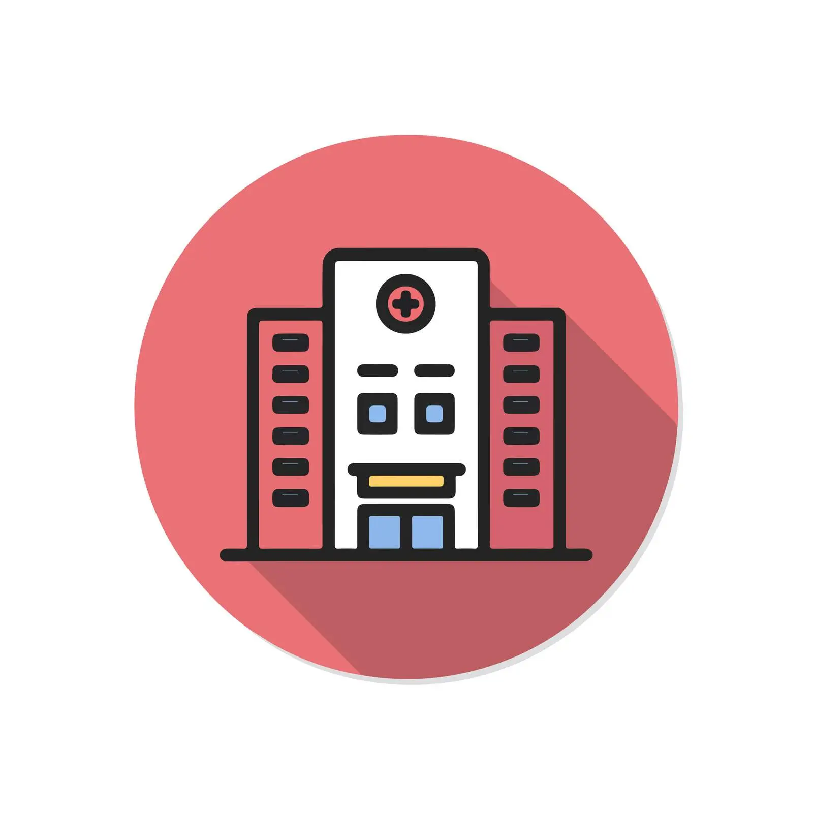 Hospital Clean UI Icon — free download from Dotvec