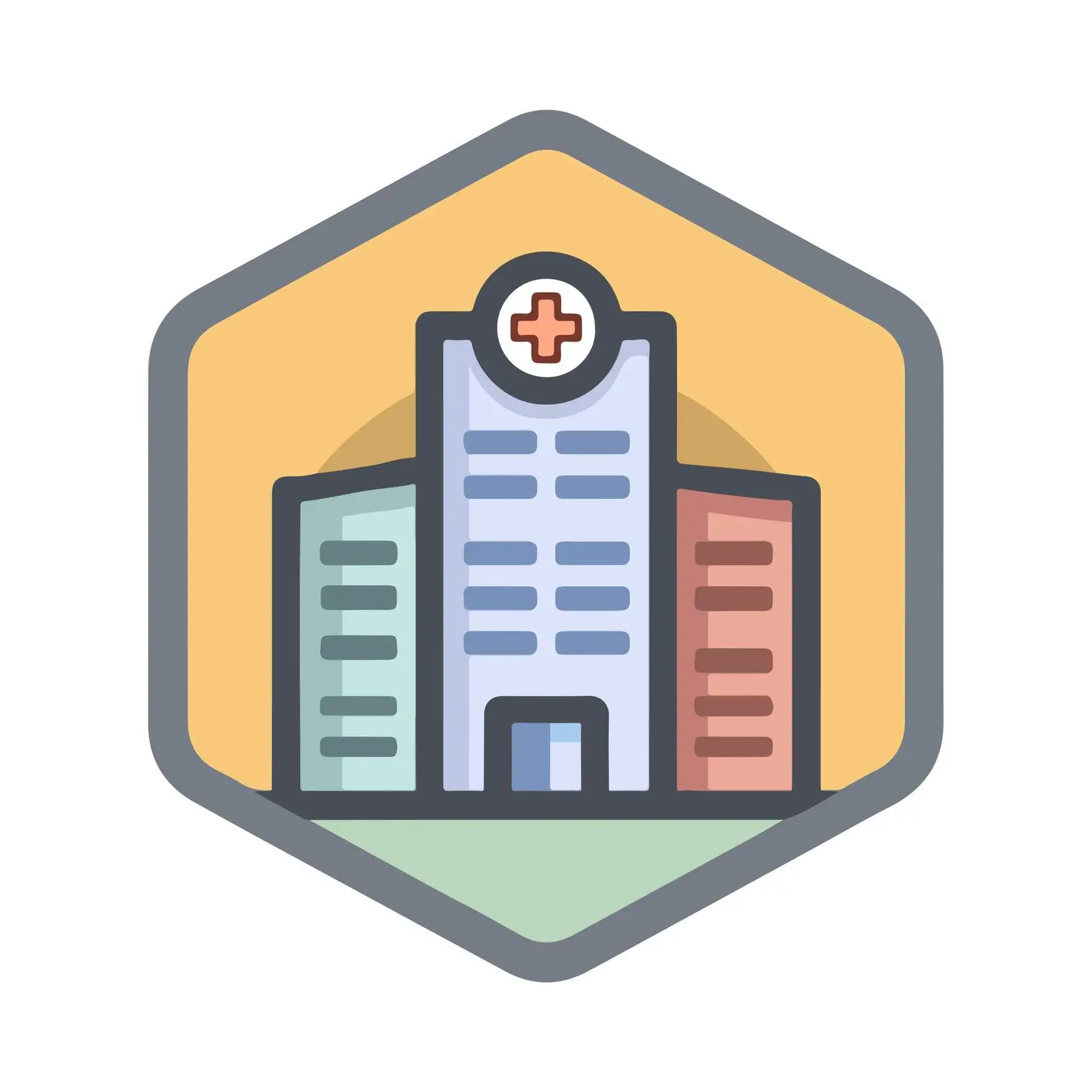 Professional Hospital Icon Design — free download from Dotvec