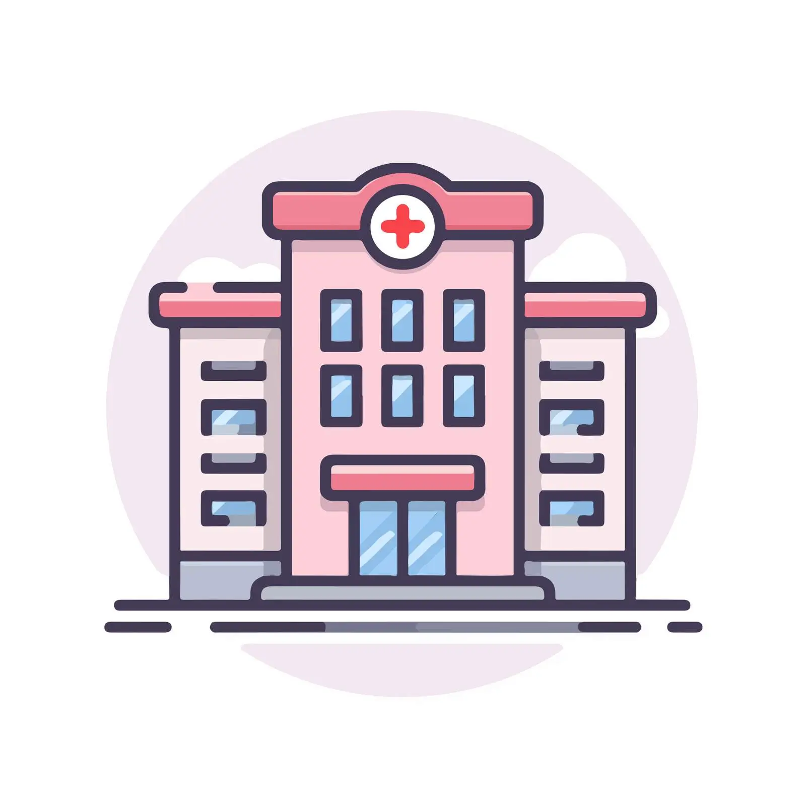 Hospital Pictogram Icon — free download from Dotvec