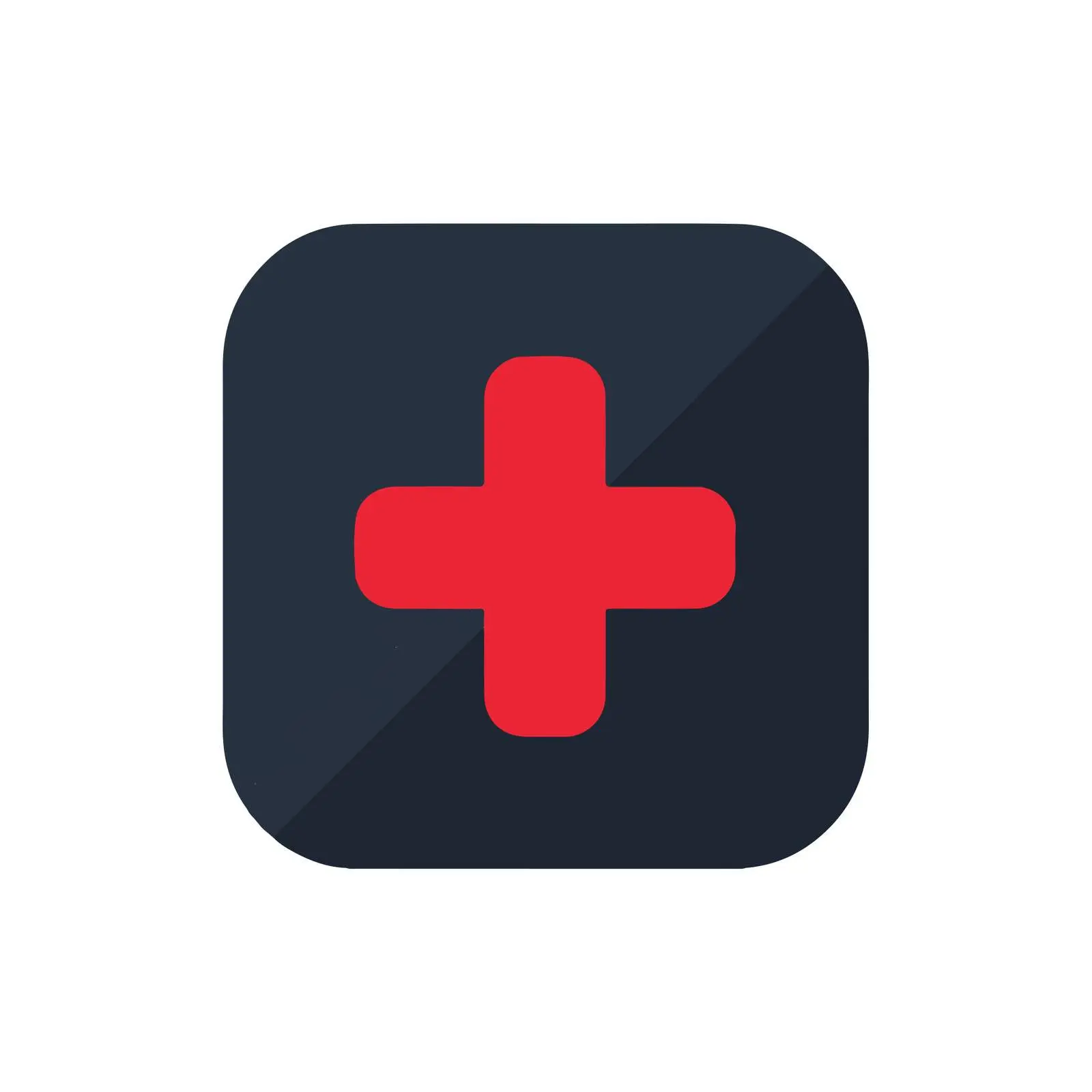 Geometric Hospital Icon — free download from Dotvec